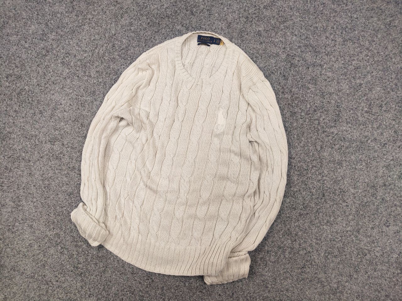 Polo Ralph Lauren Polo Ralph Lauren Big pony knit Pima cotton cable sweater Size US S / EU 44-46 / 1 - 4 Thumbnail