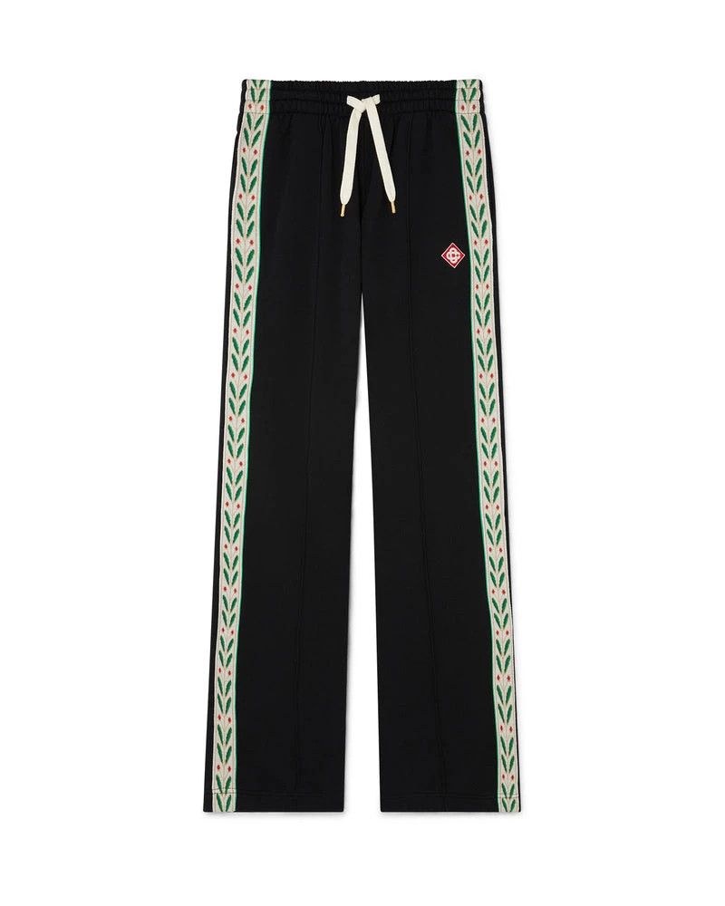 Casablanca o1mle0126 Tape Panelled Sweatpants & Joggers in Black Size US 34 / EU 50 - 1 Thumbnail