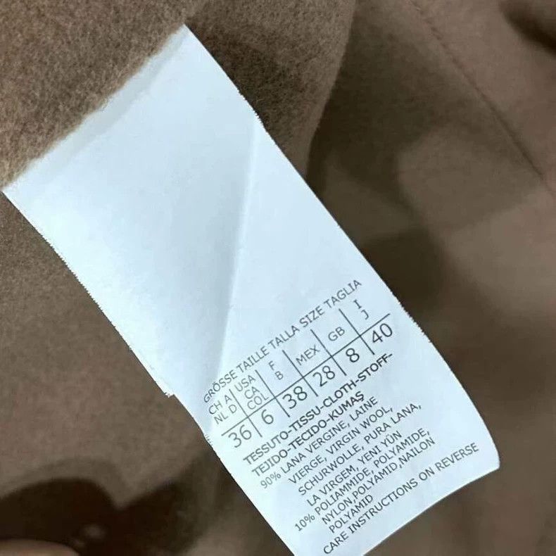Max Mara Max Mara Brown wool cloak Size L / US 10 / IT 46 - 4 Thumbnail