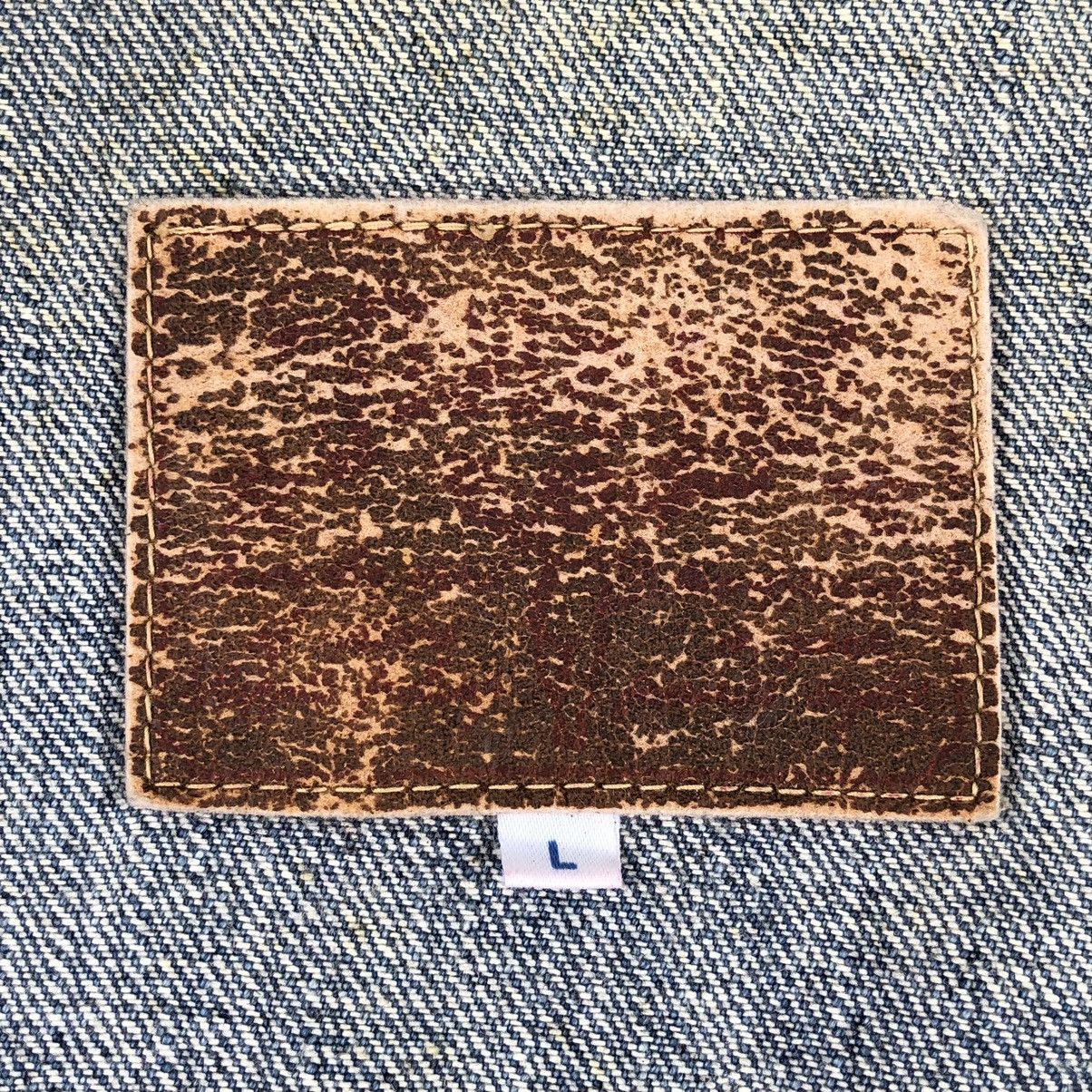 Vintage Vintage 1980s Denim Bomber Buckle Jacket Pockets Size US L / EU 52-54 / 3 - 21 Thumbnail
