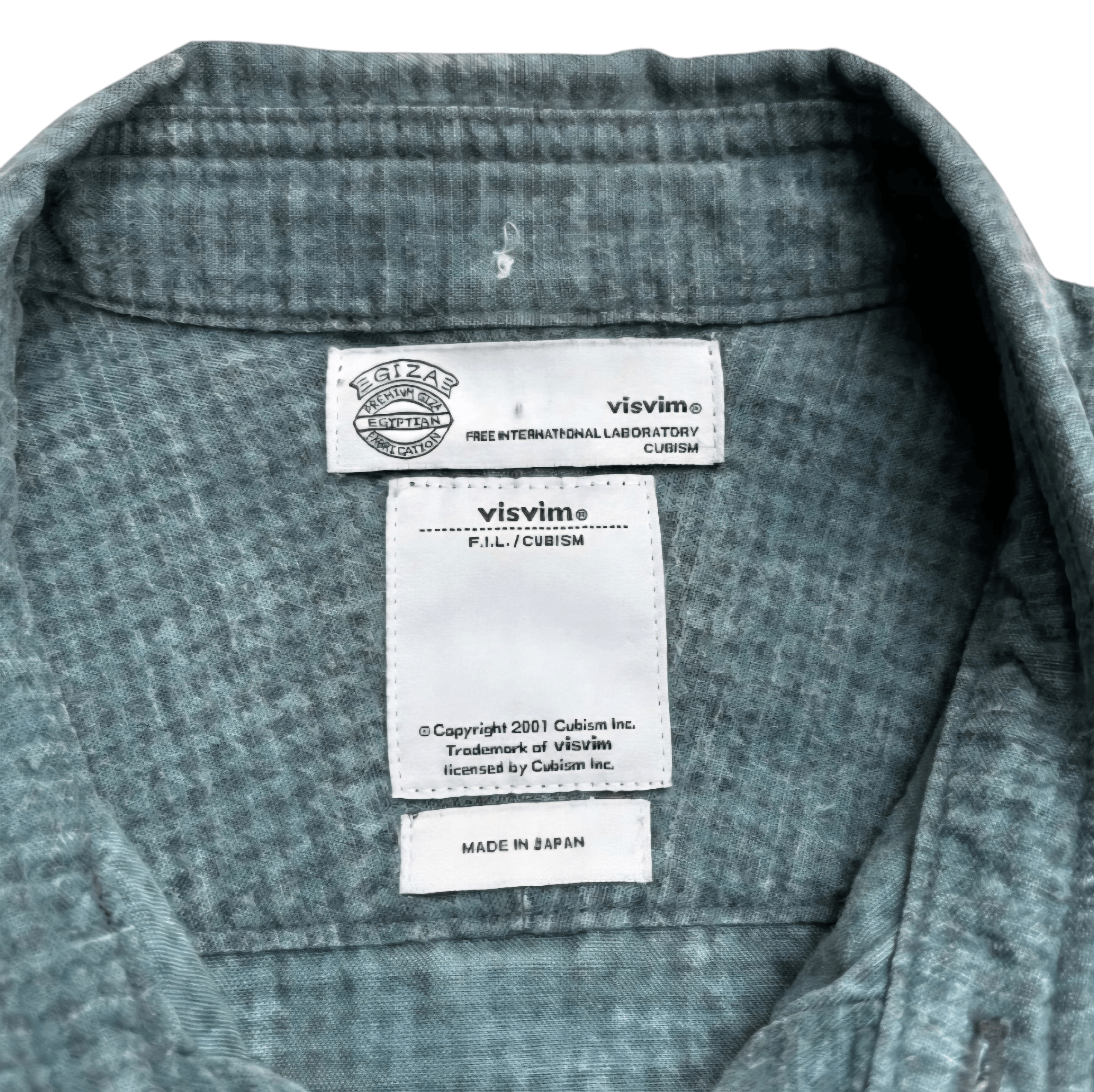 Visvim Visvim 5 Nation Giza Long Shirt Size US S / EU 44-46 / 1 - 8 Thumbnail