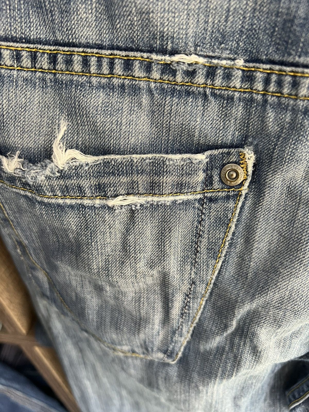 Paper Denim & Cloth 🔥Paper Denim & Cloth Made in Usa Distressed Denim Size US 30 / EU 46 - 12 Thumbnail