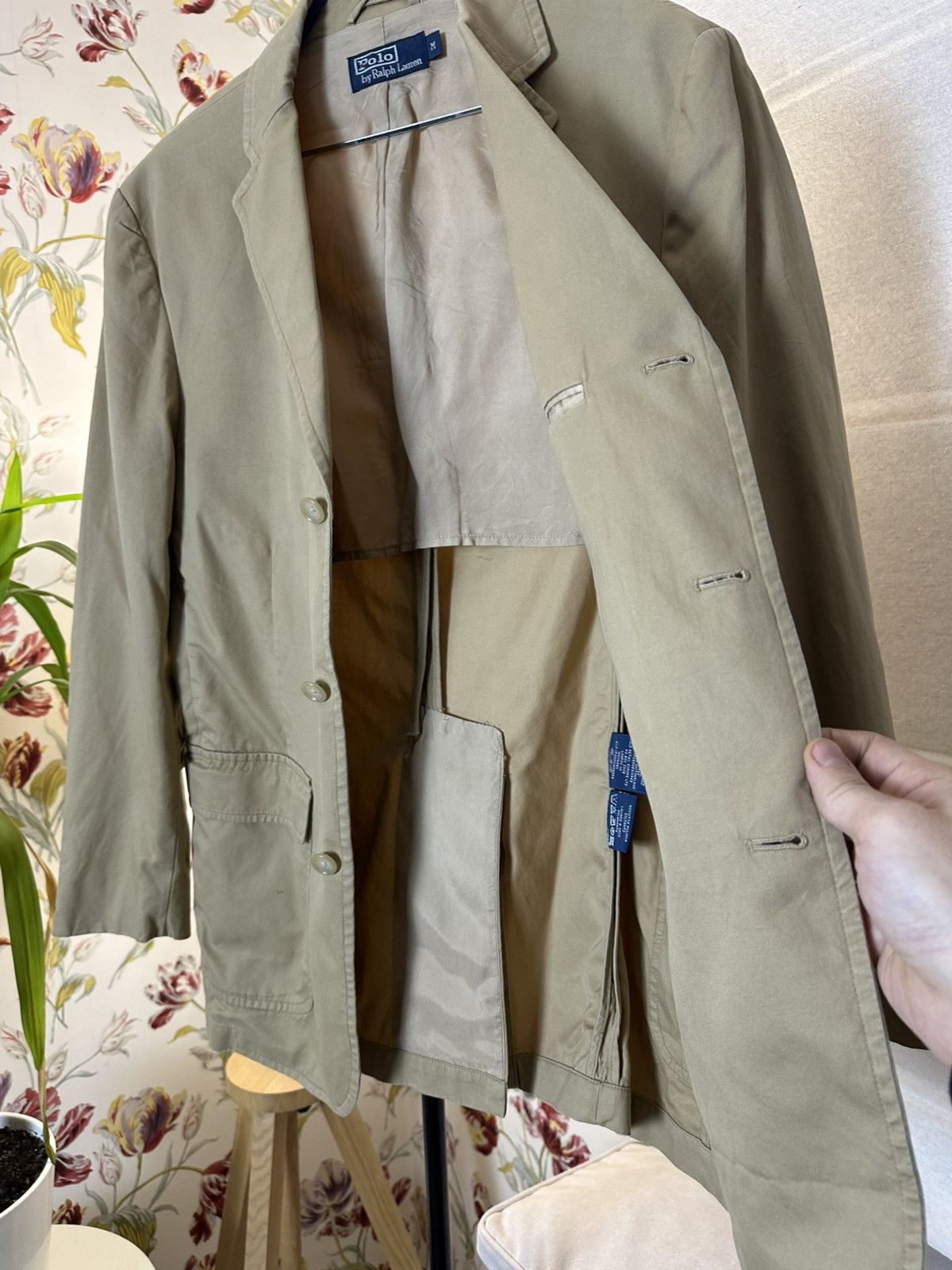 Polo Ralph Lauren Polo Ralph Lauren Blazer & Jaket Cotton Beige Size 50R - 4 Thumbnail