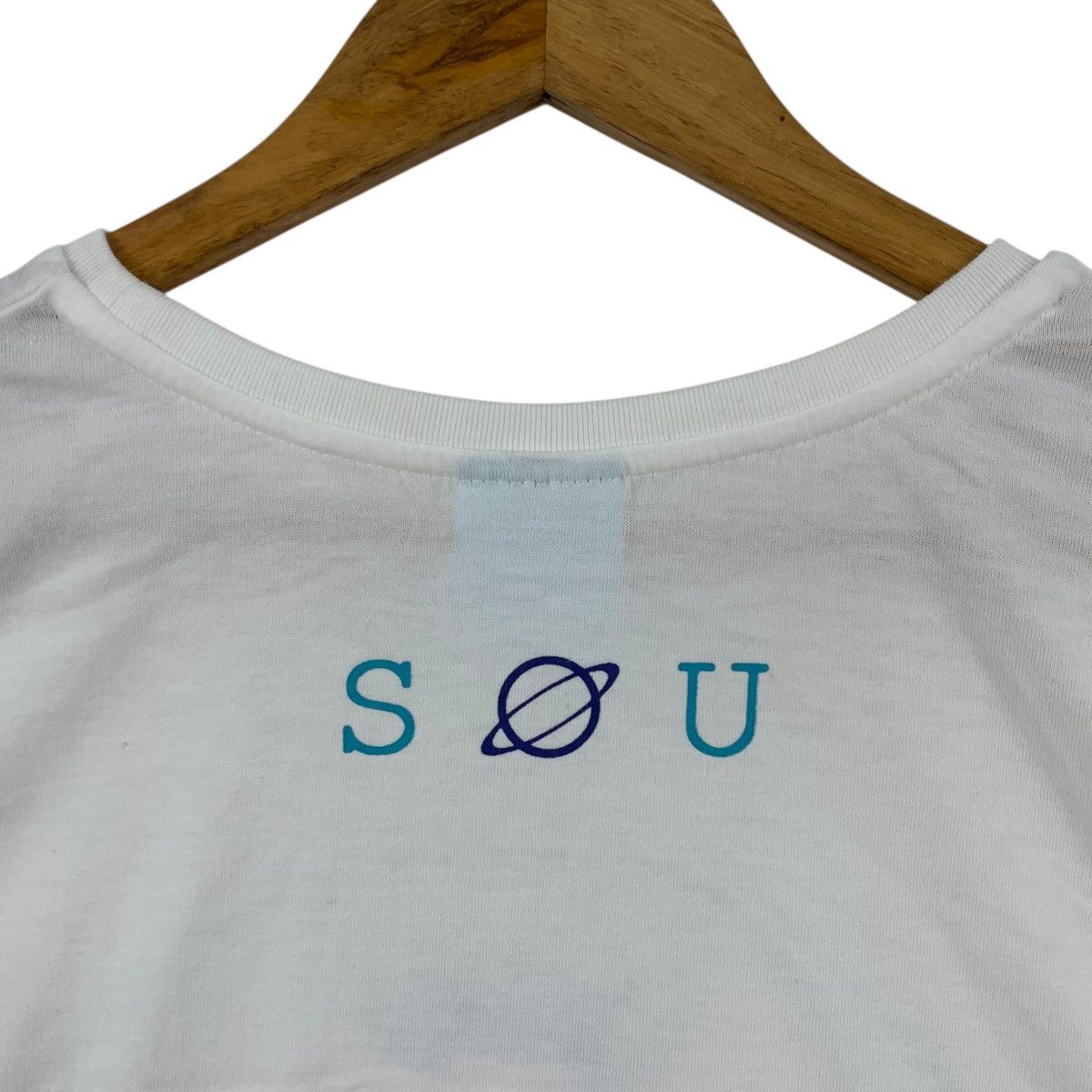 Japanese Brand SOU Japanese Brand Anime Drawings Print White Shirt Size US L / EU 52-54 / 3 - 5 Thumbnail