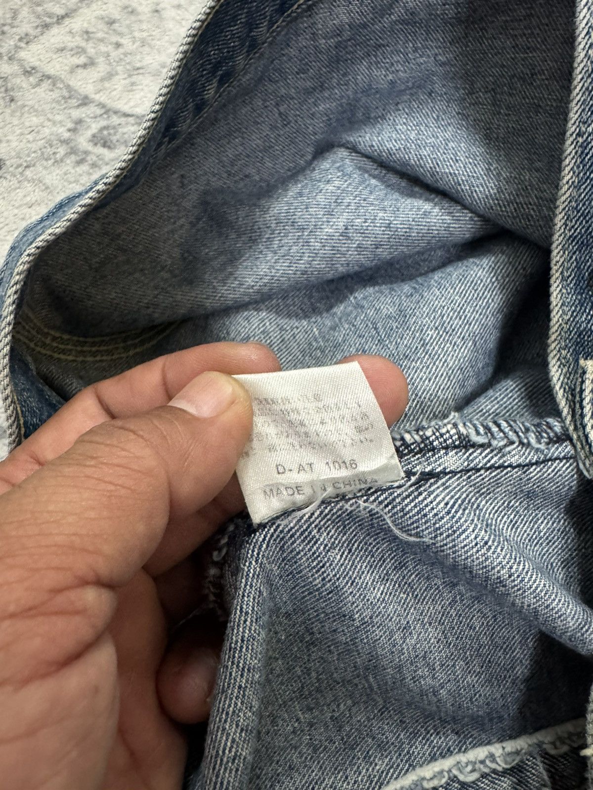 Vintage JAPANESE TUCKER BLUE DENIM JACKET Size US L / EU 52-54 / 3 - 12 Thumbnail