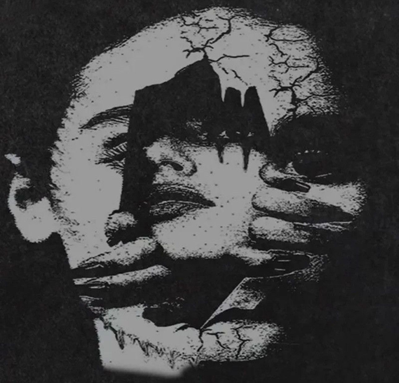 Vintage Crack the Face Vintage Design Tee Size US XL / EU 56 / 4 - 3 Thumbnail