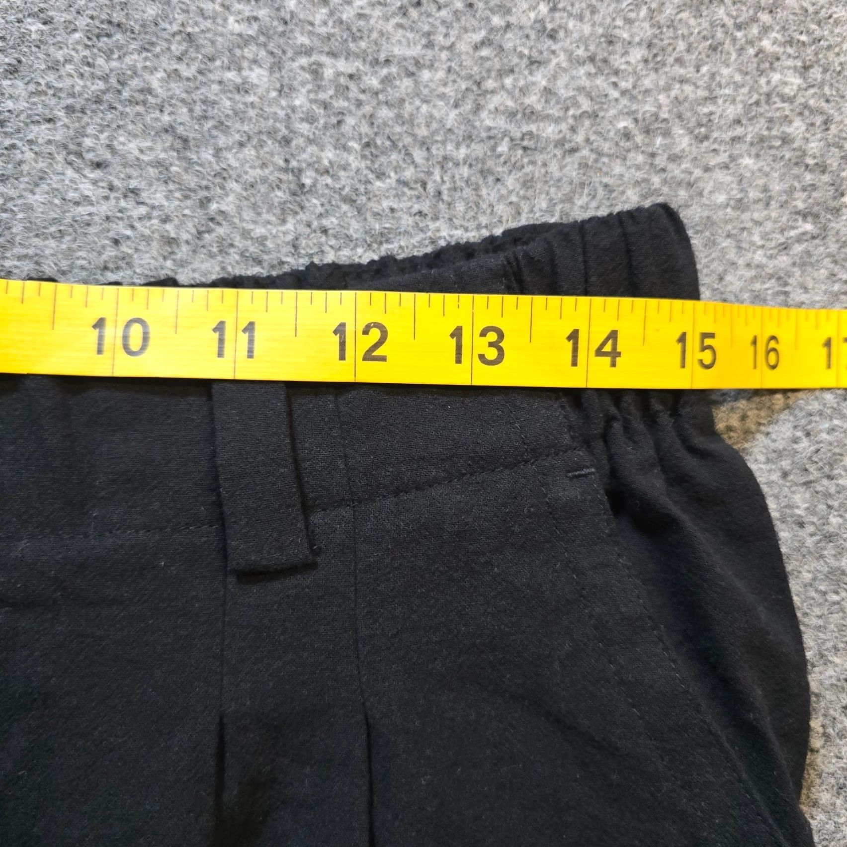Vintage Halara Pants Womens Large Black Pleated Pliced Wide-Leg Stretch Casual Career Shirt, Pants Size 36" / US 14 / IT 50 - 4 Thumbnail
