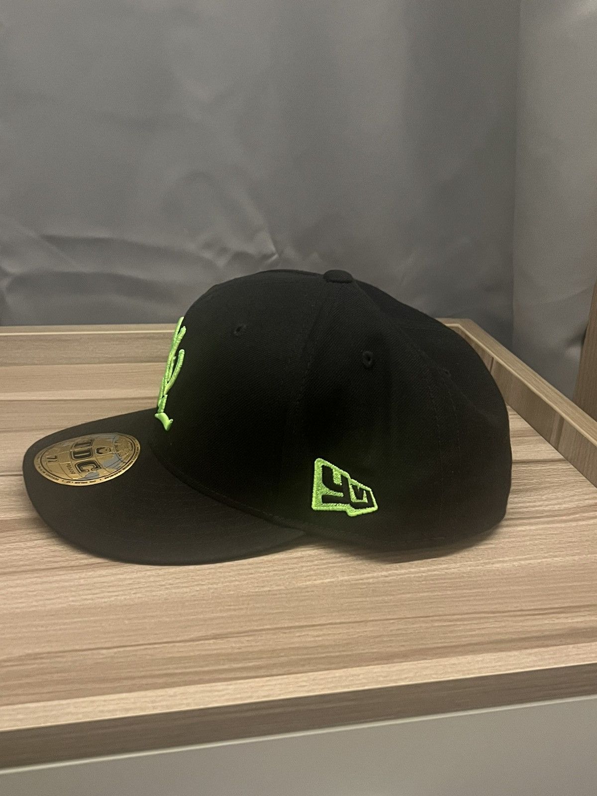 Playboi Carti Yvl fitted hat size 7 3/4 black and green Size ONE SIZE - 5 Thumbnail