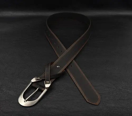 Other Premium Leather Belt with Unique Buckle Size ONE SIZE - 2 Thumbnail
