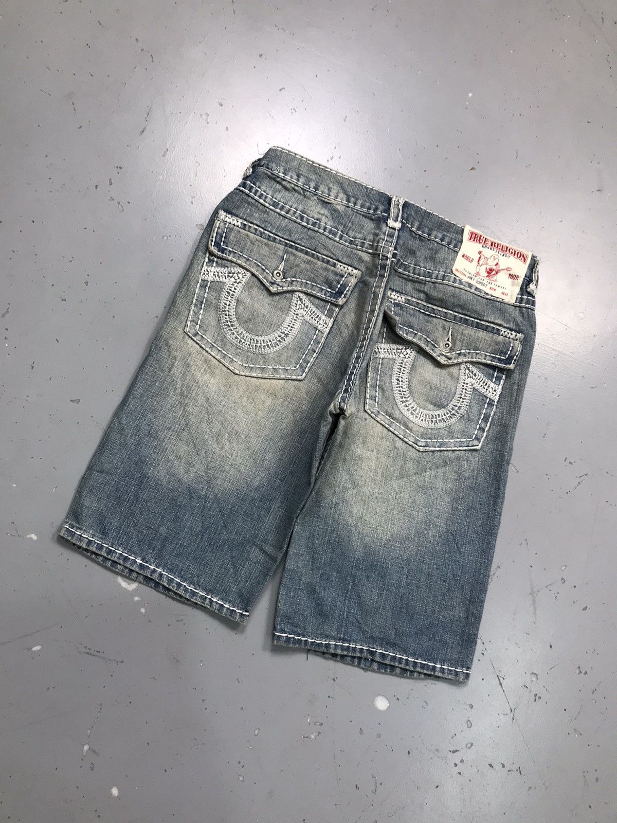 Designer × Vintage Vintage hip hop Joey super T faded denim short Size US 32 / EU 48 - 11 Thumbnail