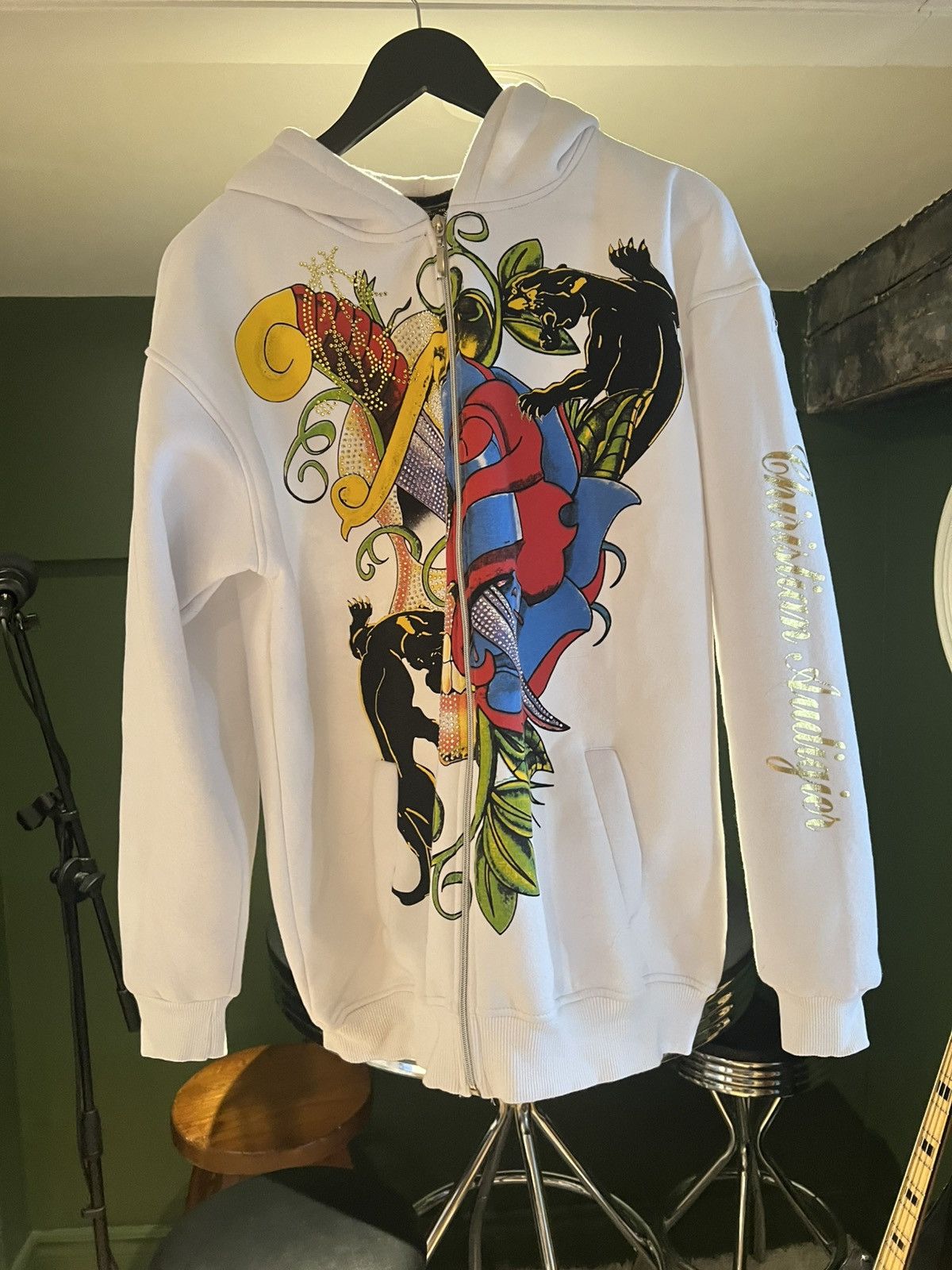 Christian audiger Ed Hardy zip up