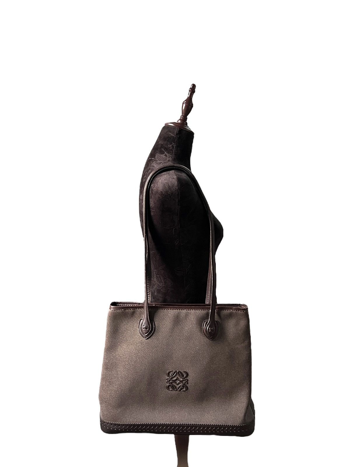 Loewe Vintage Loewe Padded Brown Long Handle Tote Bag Size ONE SIZE - 23 Thumbnail