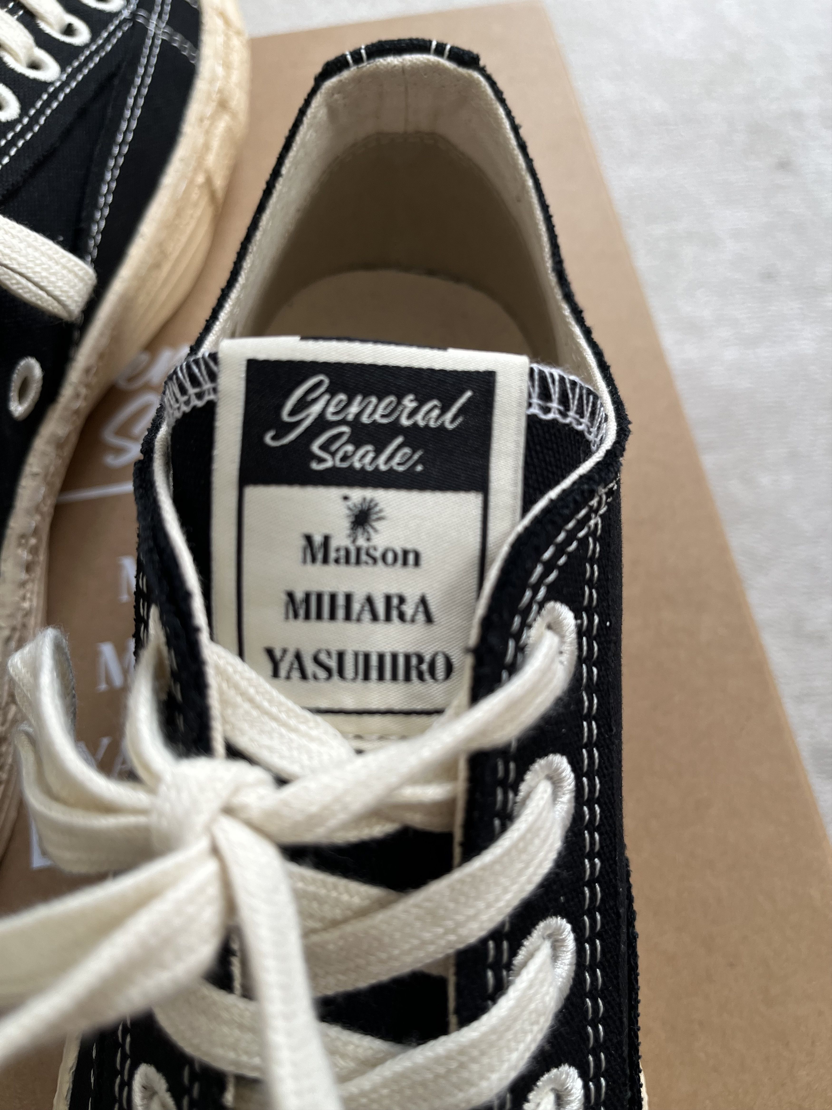 Maison MIHARA YASUHIRO ROY" PAST Sole Canvas Low-top Sneaker Size US 10 / EU 43 - 4 Thumbnail