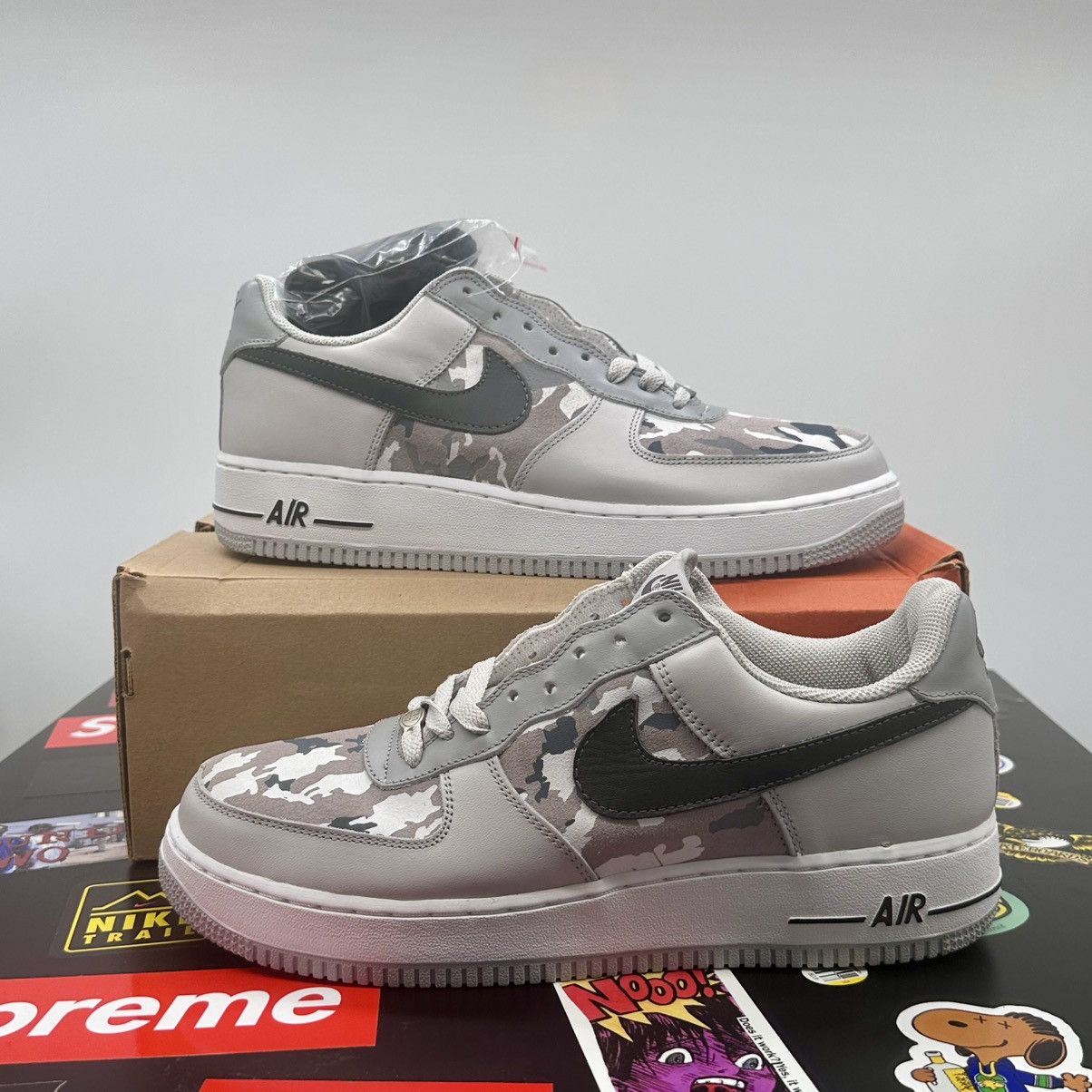 Nike Vintage Nike Air Force 1 Low Premium Grey Camo Size US 10.5 / EU 43-44 - 3 Thumbnail