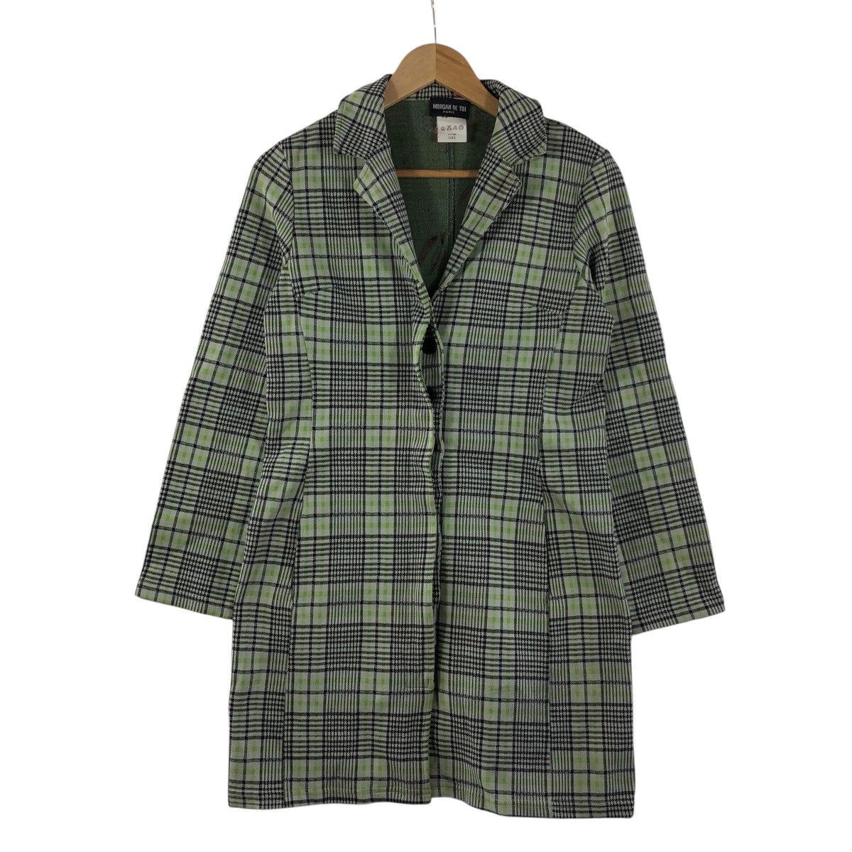 Morgan De Toi Vintage MORGAN DE TOI PARIS Checked Plaid Blazer Coat Size 38R - 1 Thumbnail