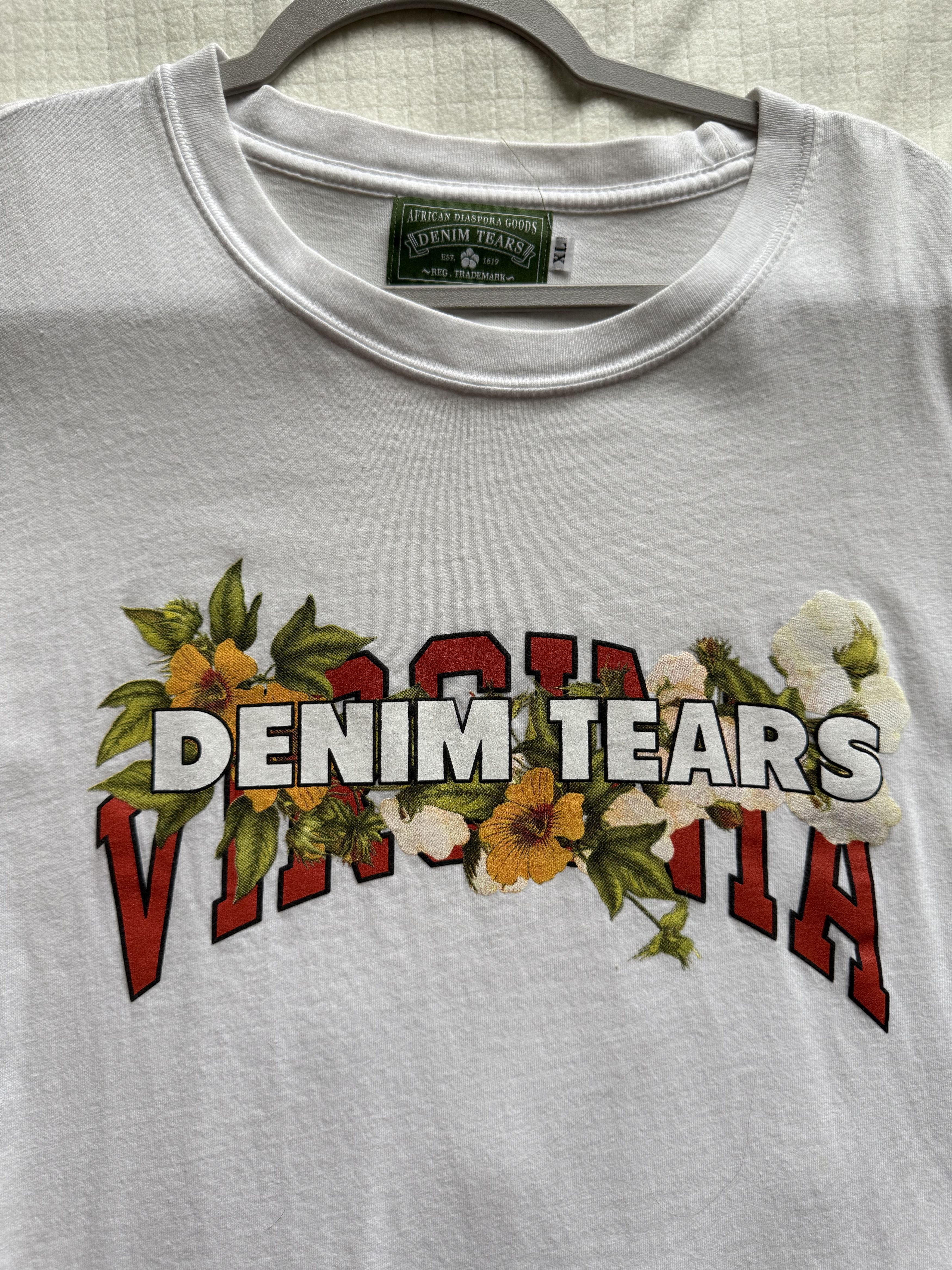 DENIM TEARS Denim Tears Virginia T shirt Size US XL / EU 56 / 4 - 2 Thumbnail