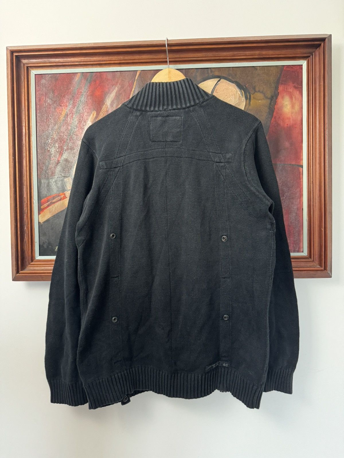 G-Star G Star Rare M1 Military Vintage Sweater Knit Cargo Pocket Size US L / EU 52-54 / 3 - 3 Thumbnail