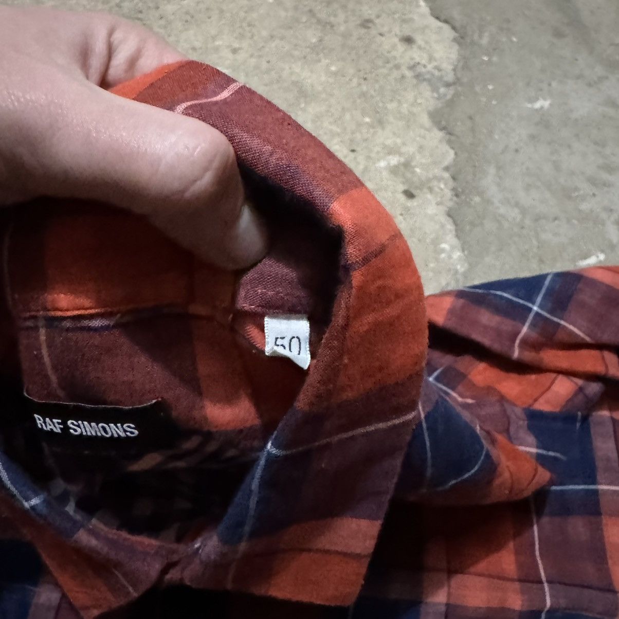 Raf Simons × Vintage Raf simons Double layer flannel shirt bottoms up Size US L / EU 52-54 / 3 - 9 Thumbnail