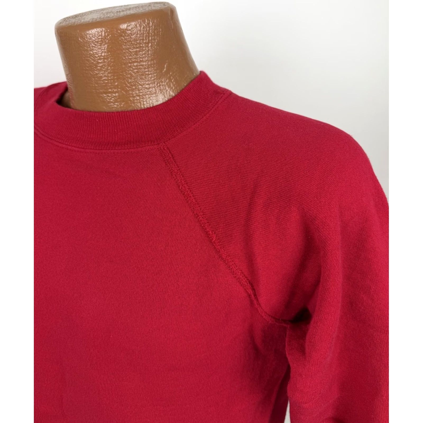 Hanes VINTAGE Hanes Sweatshirt Mens M Red Crewneck Raglan Slim Fit 90s Pullover Size US M / EU 48-50 / 2 - 6 Thumbnail