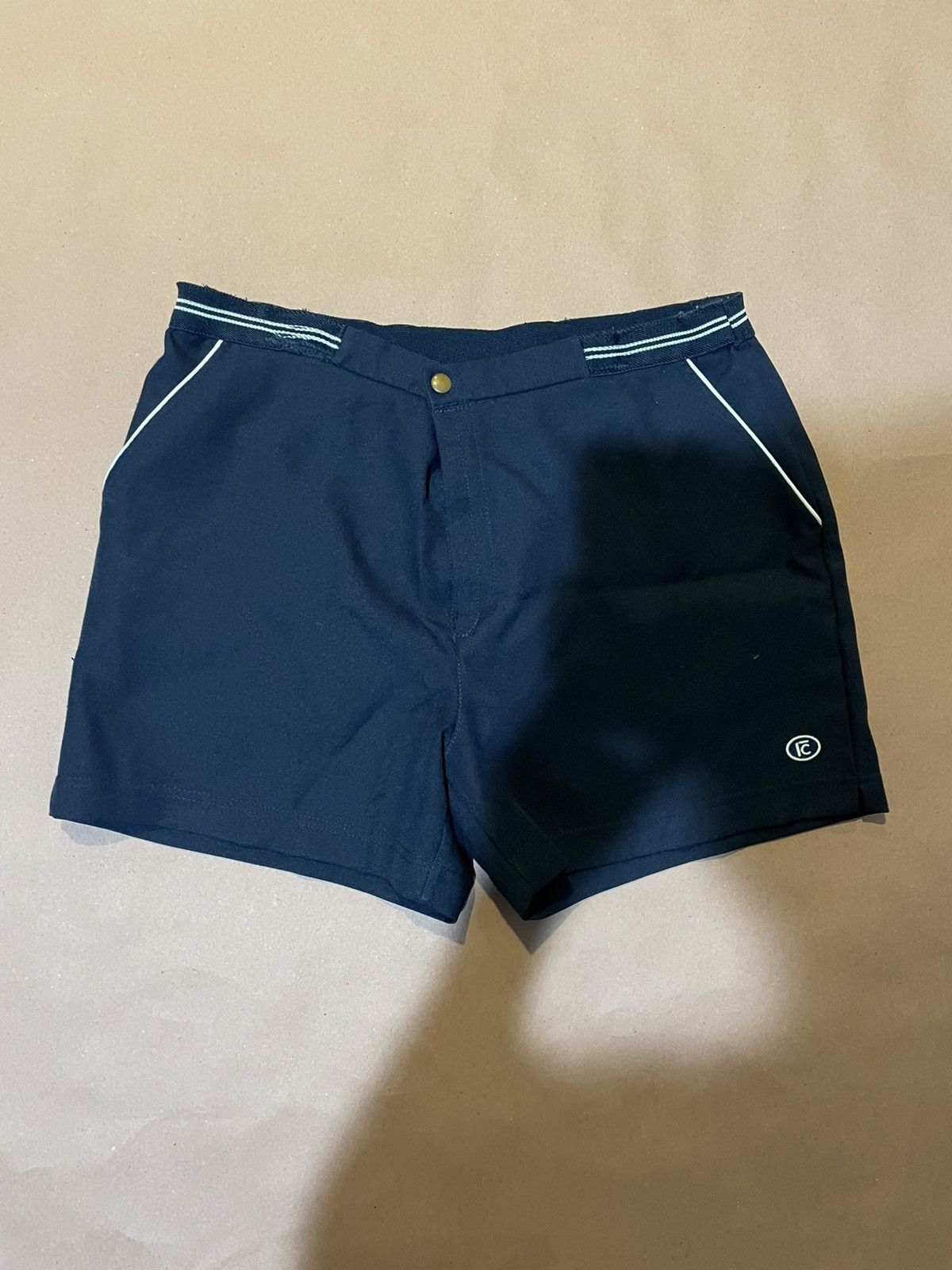 Vintage Italian Navy Shorts Size US 33 - 1 Thumbnail
