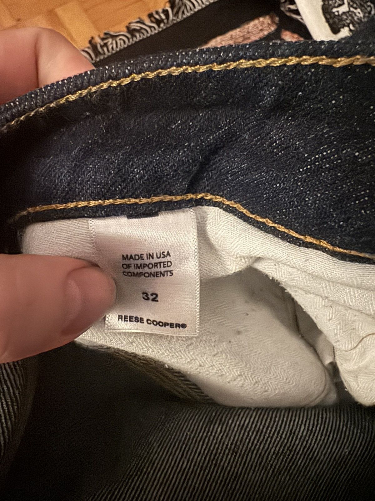 Reese Cooper Reese Cooper raw denim fw 22 size 32 W Size US 32 / EU 48 - 3 Thumbnail