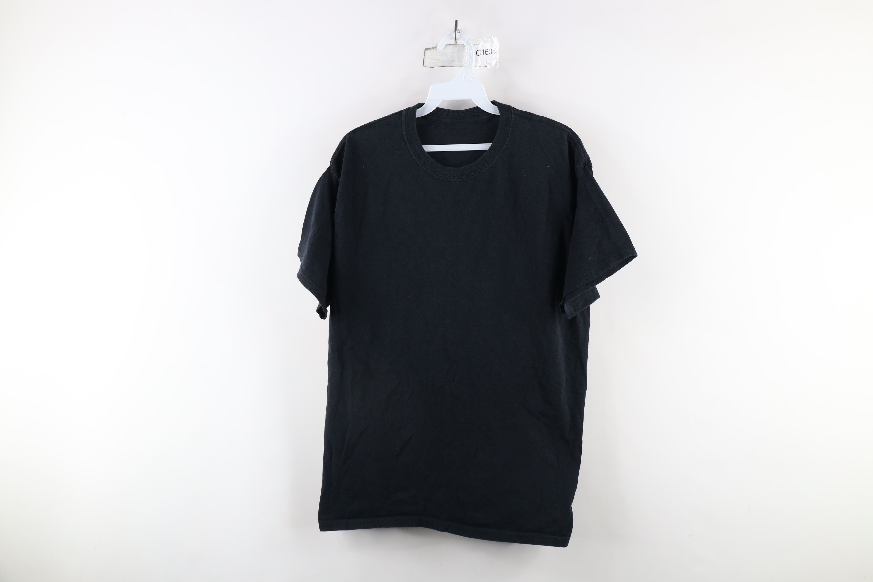 Vintage Vintage 90s Streetwear Short Sleeve T-Shirt Black Cotton Size US L / EU 52-54 / 3 - 1 Thumbnail