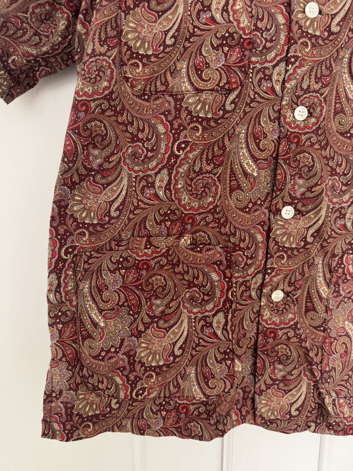 Battenwear Battenwear Five Pocket Zuma Vacation Shirt XS Red Paisley Size US XS / EU 42 / 0 - 6 Thumbnail