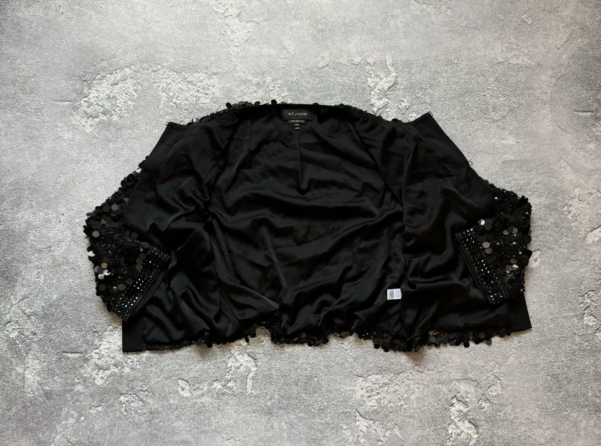 St. John × Vintage ST. JOHN size12 hand beading rhinestones blazer jacket 00s Size XL / US 12-14 / IT 48-50 - 9 Thumbnail