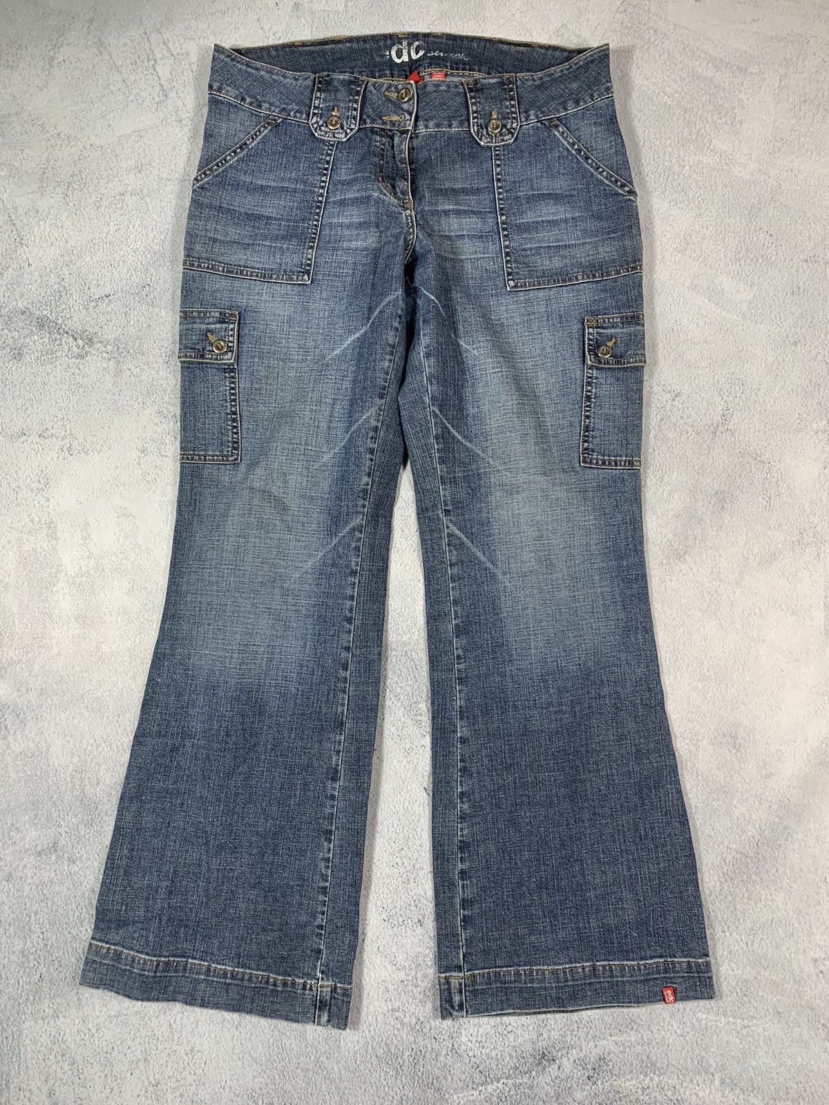 Vintage Vintage Y2K wide cargo denim pants workwear style size 34 Size 34" / US 12 / IT 48 - 1 Thumbnail