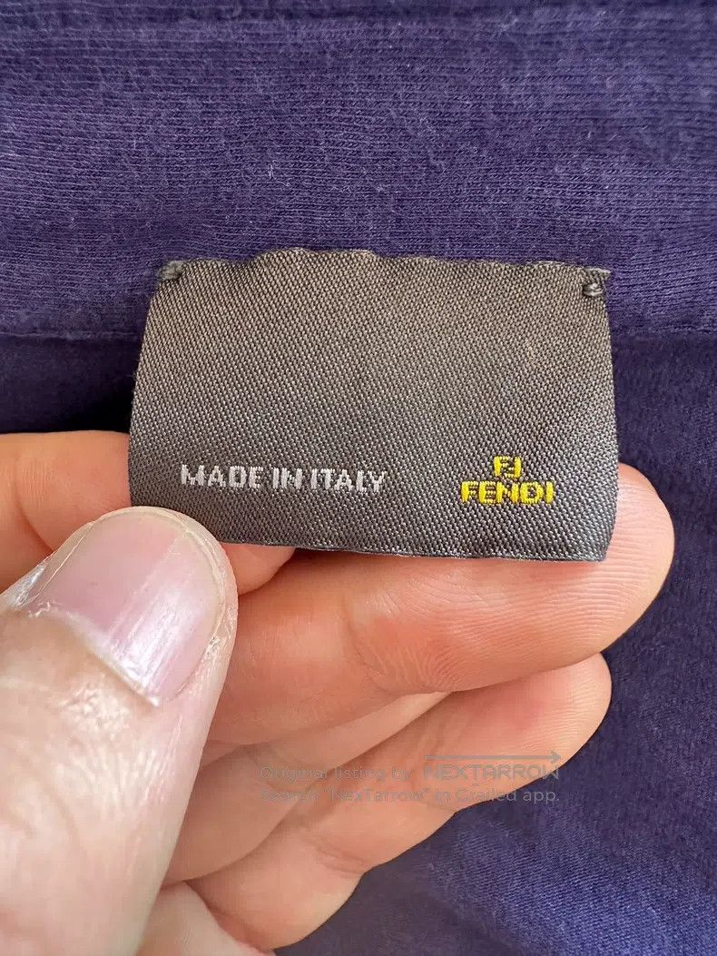 Fendi Fendi Back Leather Patch Logo Women's Three-Quarter Sleeve Size S / US 4 / IT 40 - 5 Thumbnail