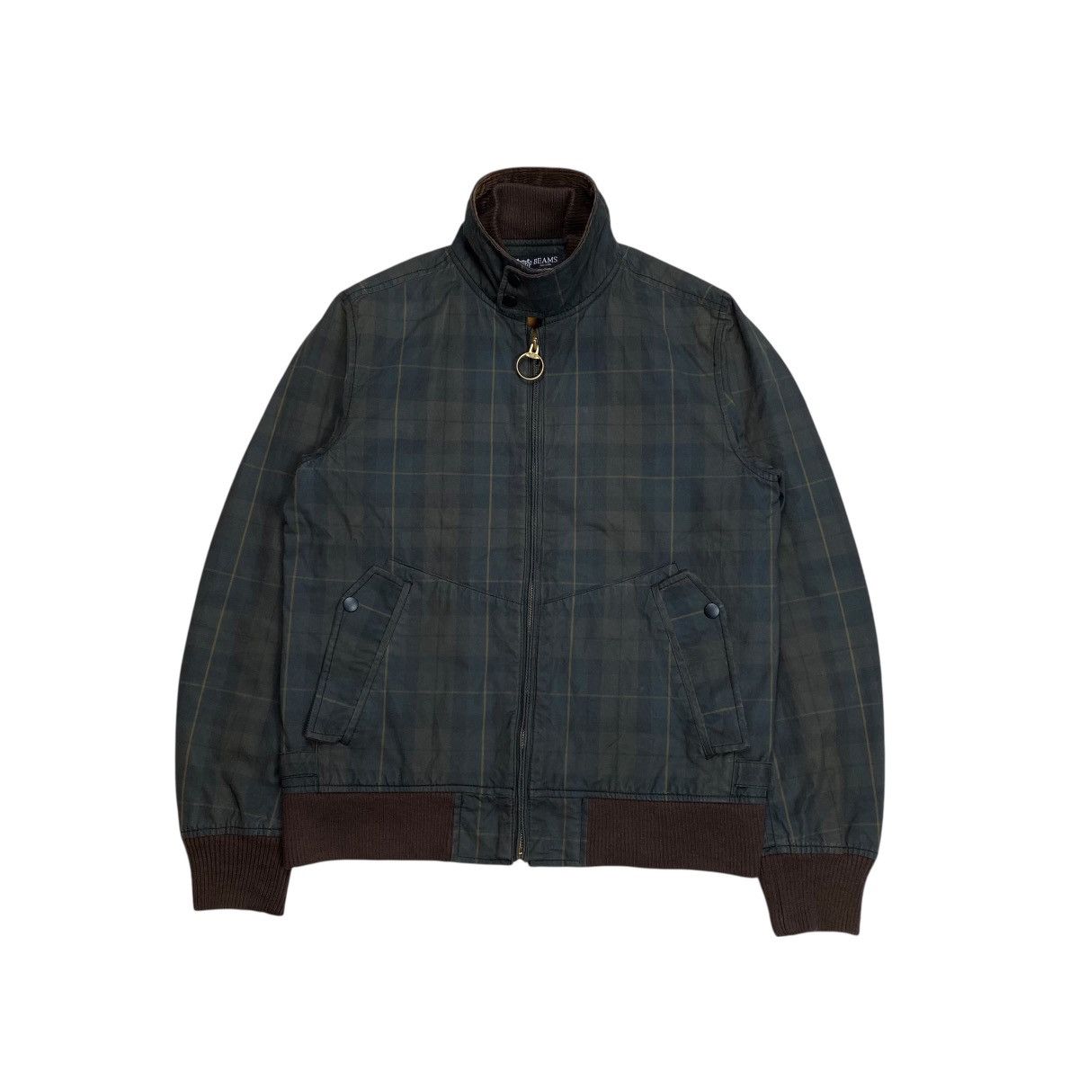 Beams Plus Beams Japan Tartan Cotton Waxed Work Jacket Size US M / EU 48-50 / 2 - 3 Thumbnail