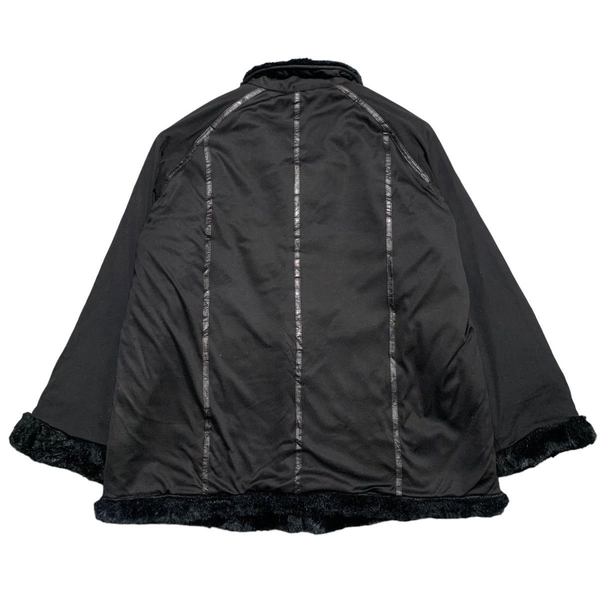 Japanese Brand Accellando Faux Fur Jacket Size L / US 10 / IT 46 - 7 Thumbnail