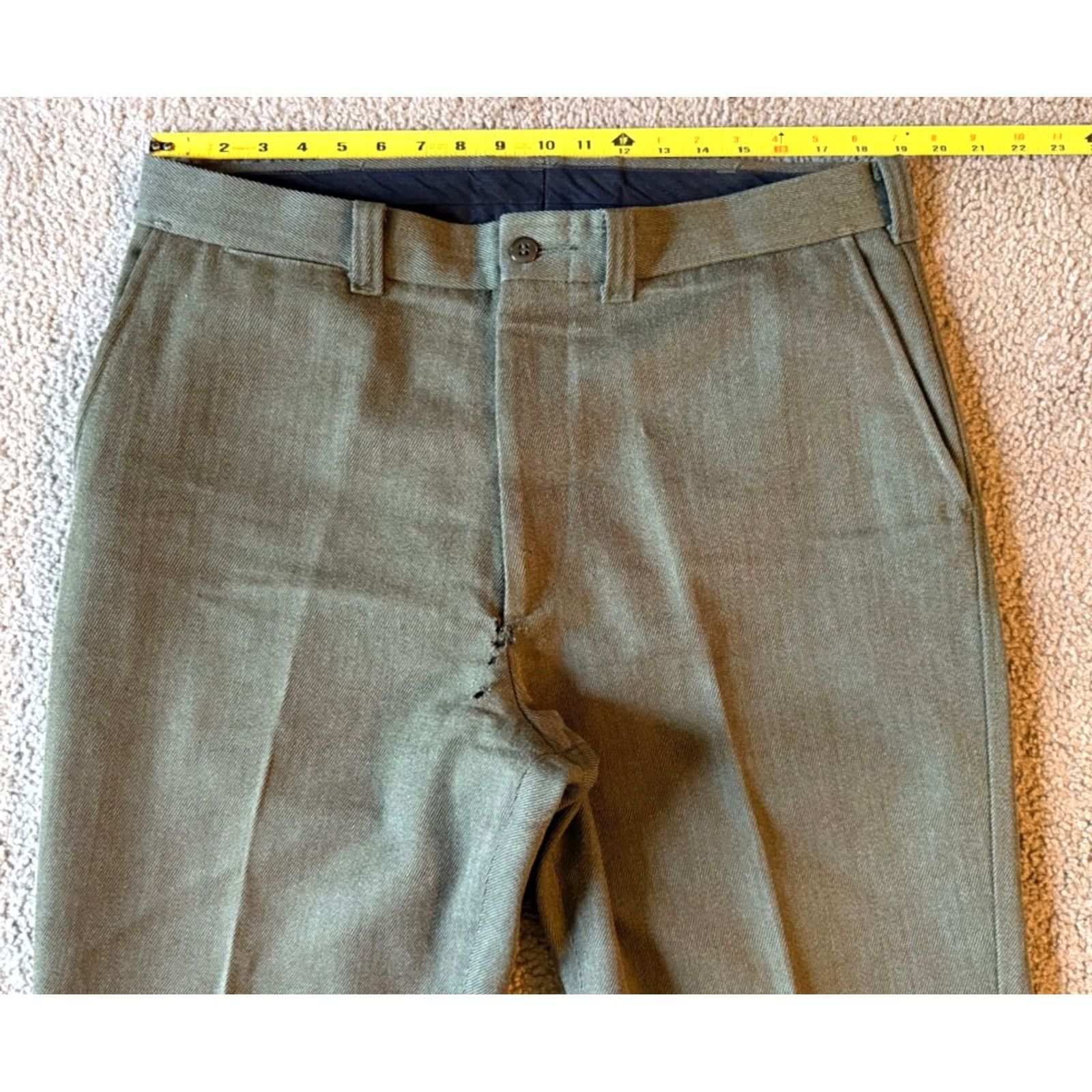 Filson Vintage Field Pants - Filson 180 Mens - Army Green Size US 38 / EU 54 - 2 Thumbnail