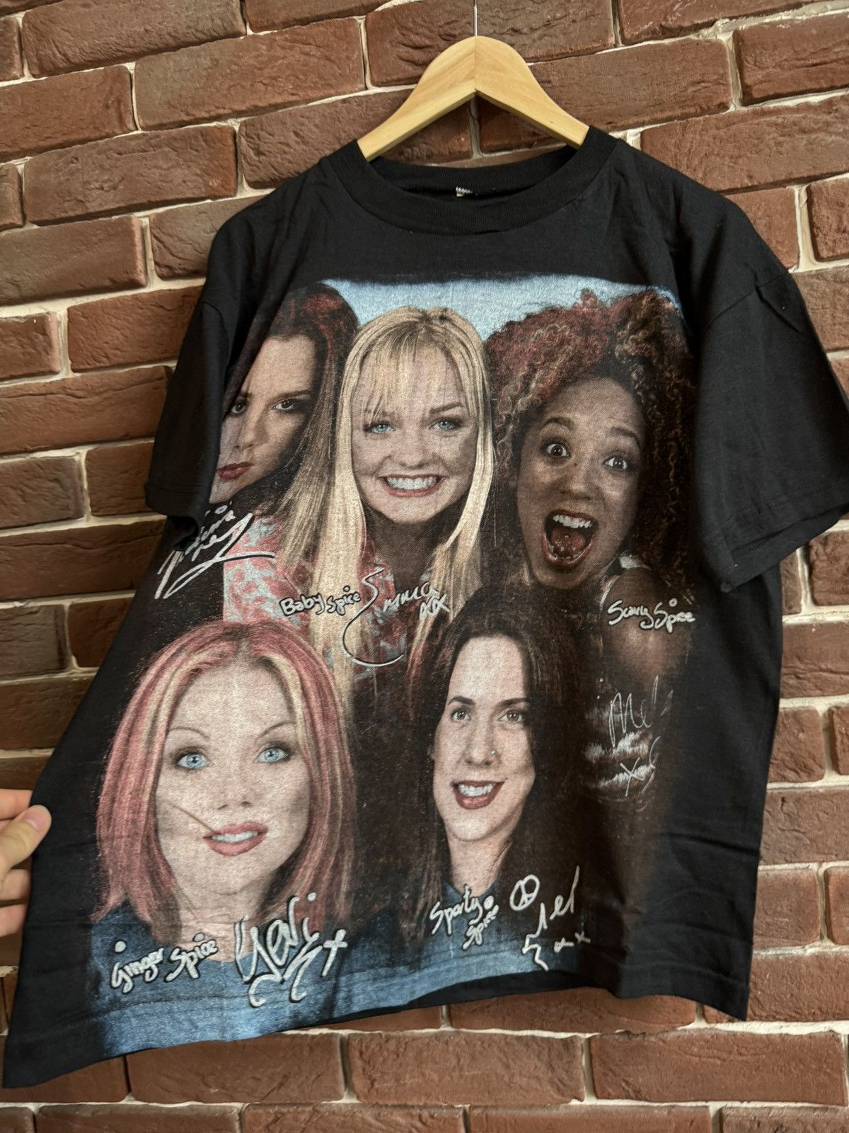 Band Tees × Vintage Vintage 90s Spice Girls Band Rap Tee Very Rare Pop Hype Size US M / EU 48-50 / 2 - 3 Thumbnail