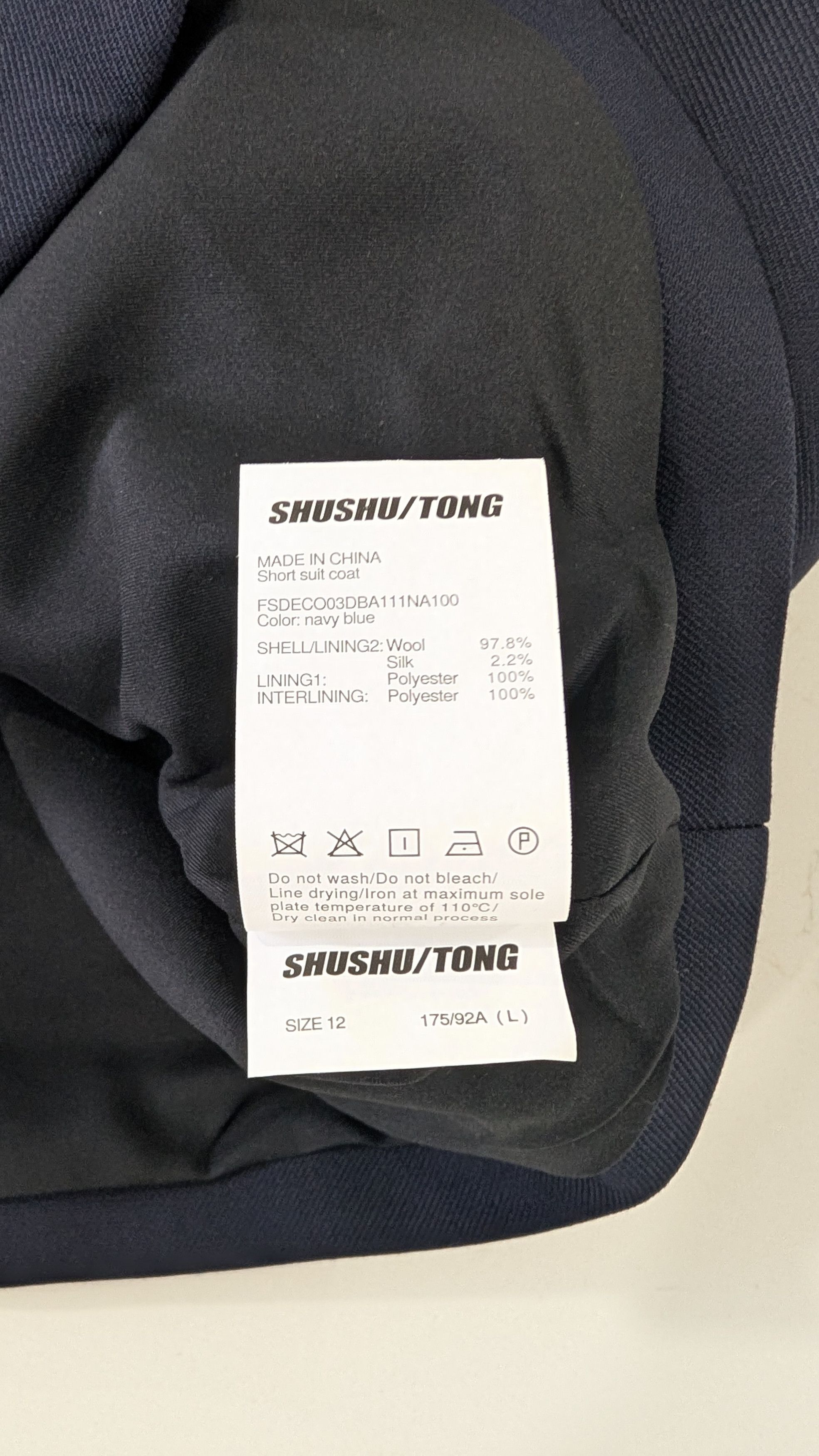 Shushu/Tong SHUSHU/TONG Cropped Puff Sleeve Blazer Size L Size L / US 10 / IT 46 - 7 Thumbnail