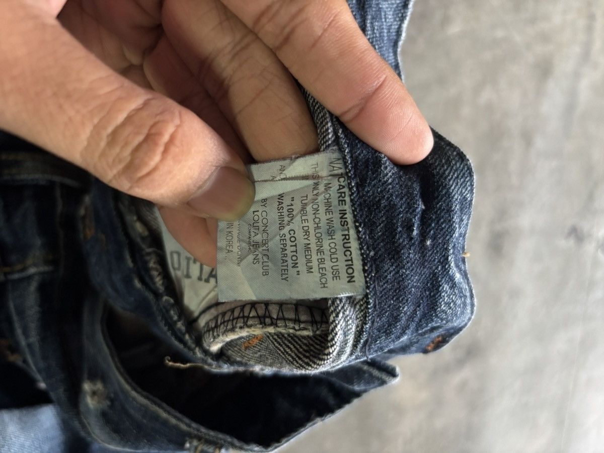 If Six Was Nine y2k lolita distressed style sick stone wash japanese jeans Size US 31 - 8 Thumbnail