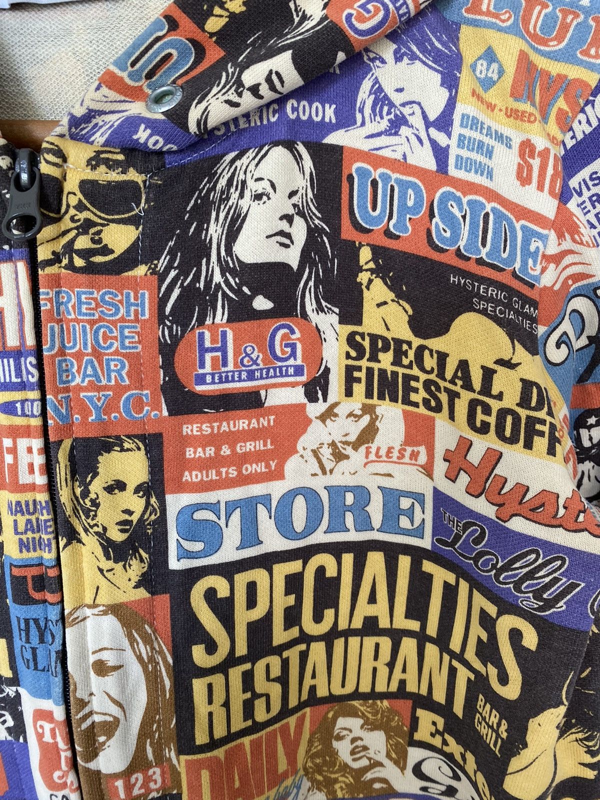 Hysteric Glamour Iconic Hysteric all logo hoodie Size M / US 6-8 / IT 42-44 - 5 Thumbnail