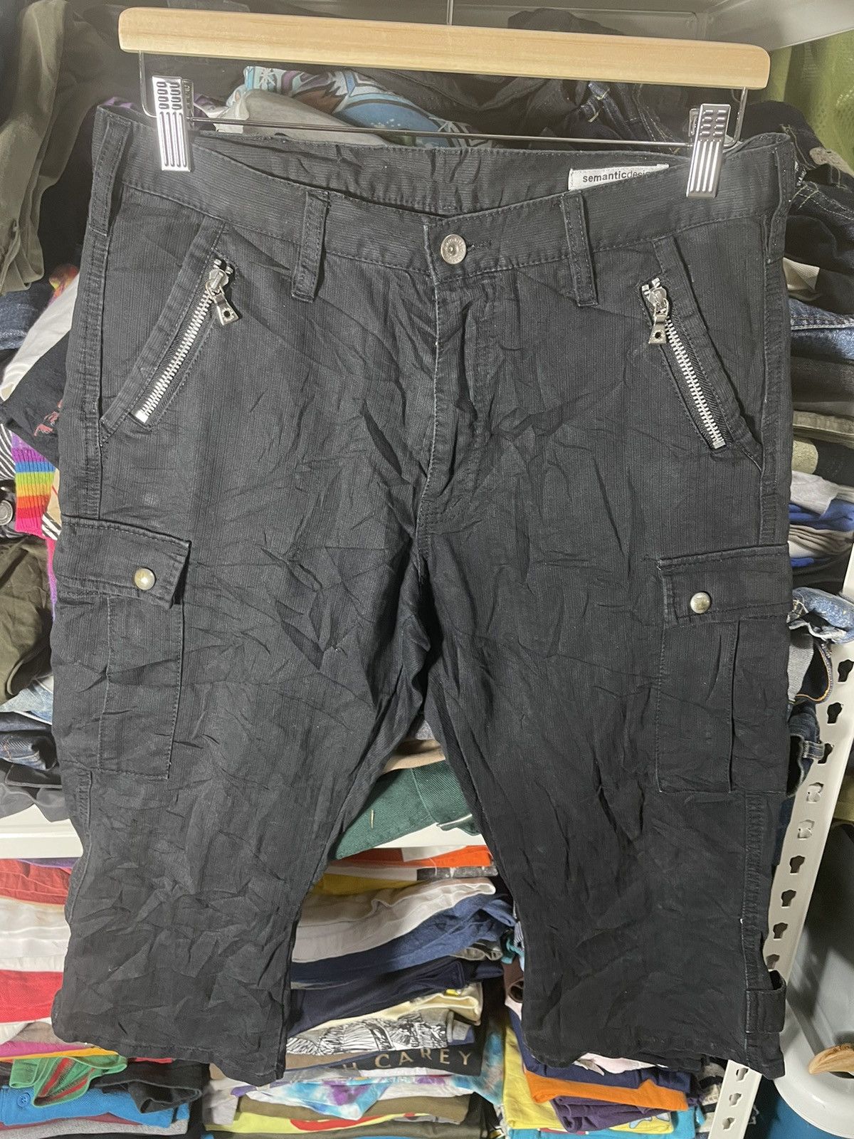 semanticdesign Rare Semantic Design Bondage Short Pants Size US 32 / EU 48 - 2 Thumbnail