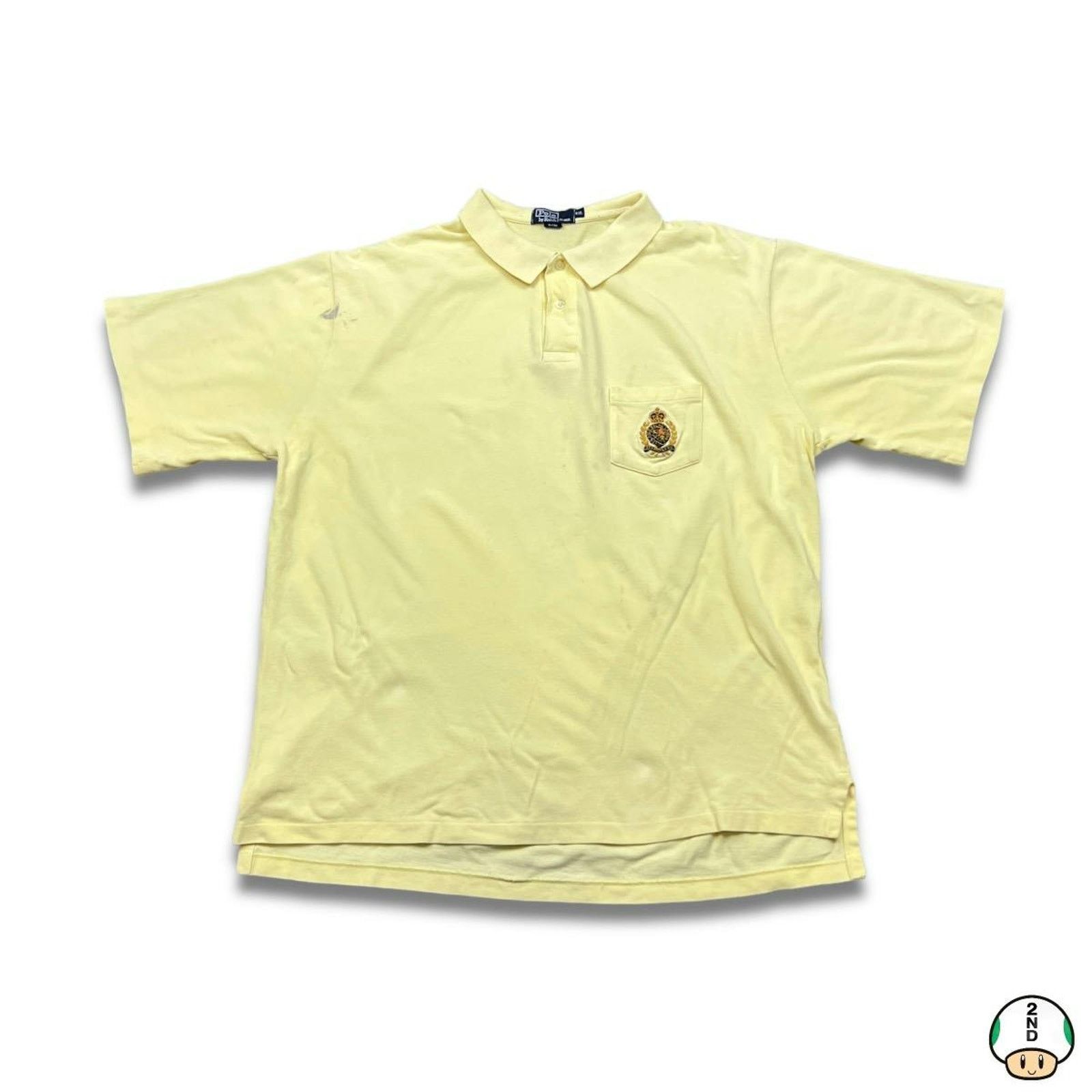 Polo Ralph Lauren × Vintage 90s Polo Ralph Lauren Shirt 2XL Pocket Crest Casual Preppy Size US XXL / EU 58 / 5 - 1 Thumbnail