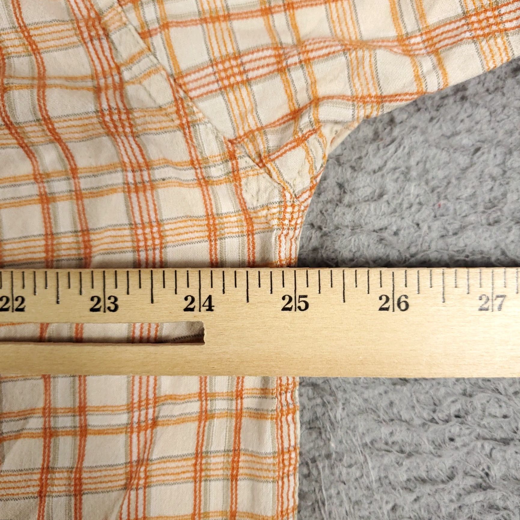 Vintage Columbia Shirt Mens XL Orange Plaid Button-Up Short Sleeve Size US XL / EU 56 / 4 - 7 Thumbnail