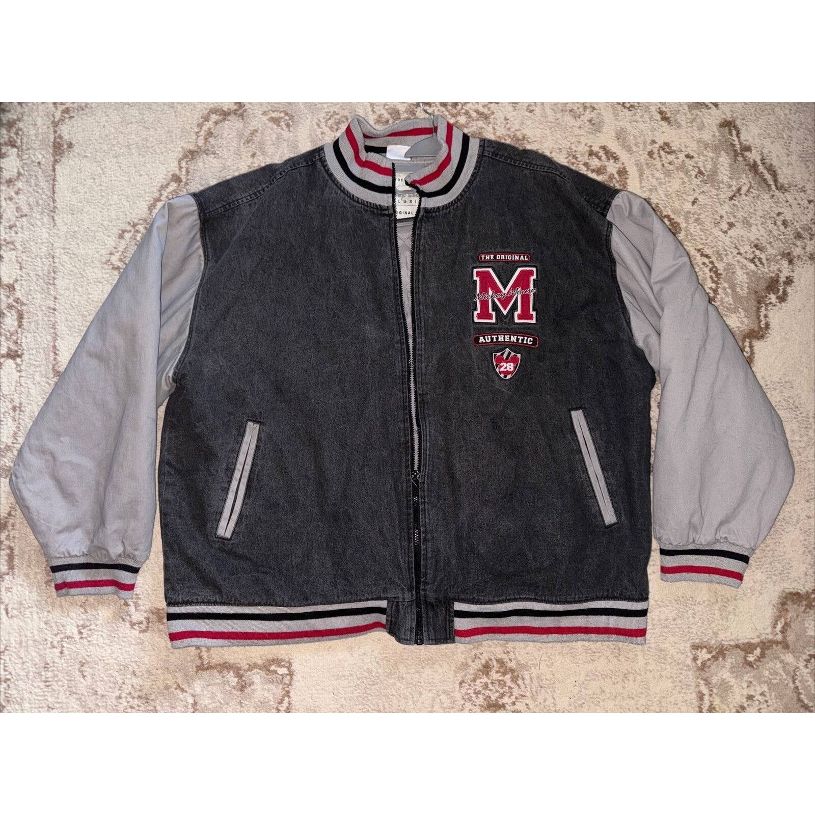 Disney Vintage Disney Store Authentic Mickey Mouse Varsity Jacket | Grailed