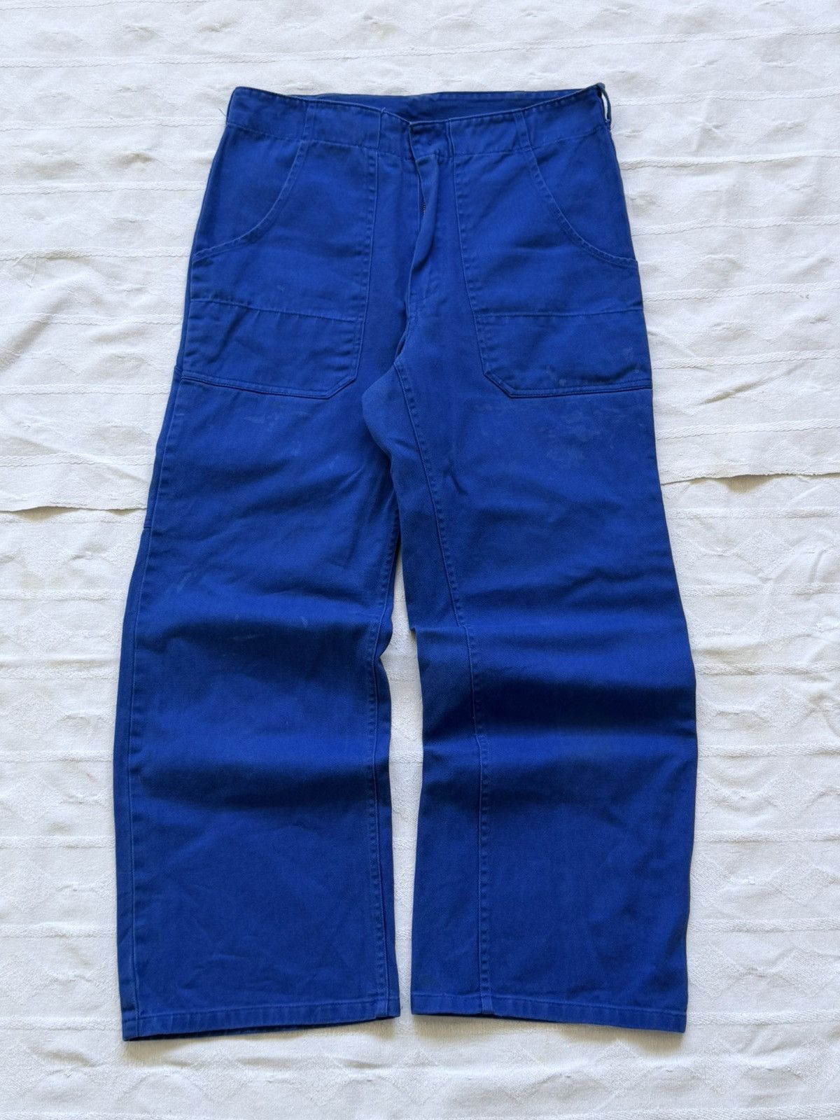 Le Laboureur Vintage 80s French Workwear Sanfor Work Pants Size US 30 / EU 46 - 1 Thumbnail