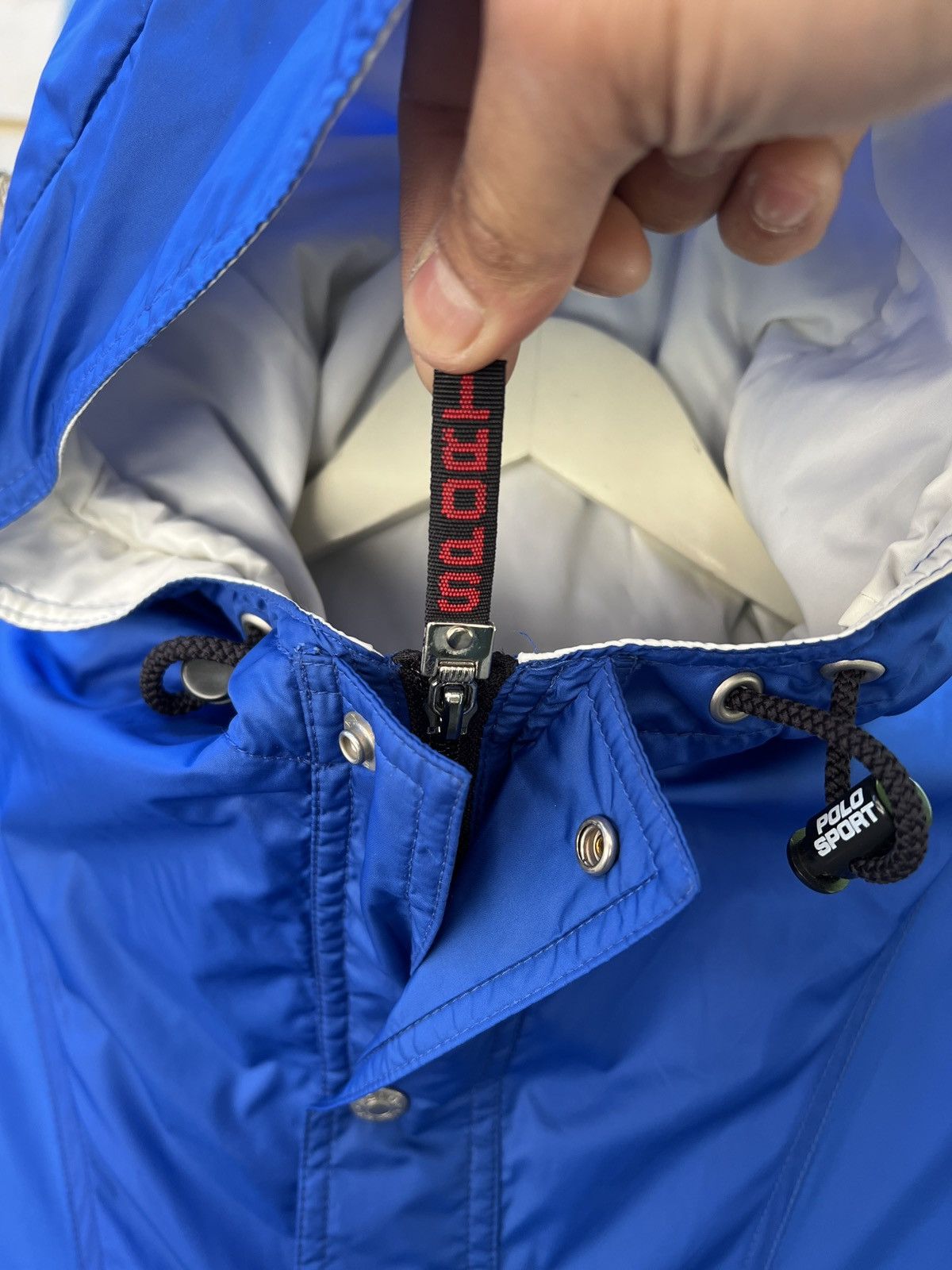 Polo Ralph Lauren Hard 1990’s Polo Sport Hooded Windbreaker Size US M / EU 48-50 / 2 - 7 Thumbnail