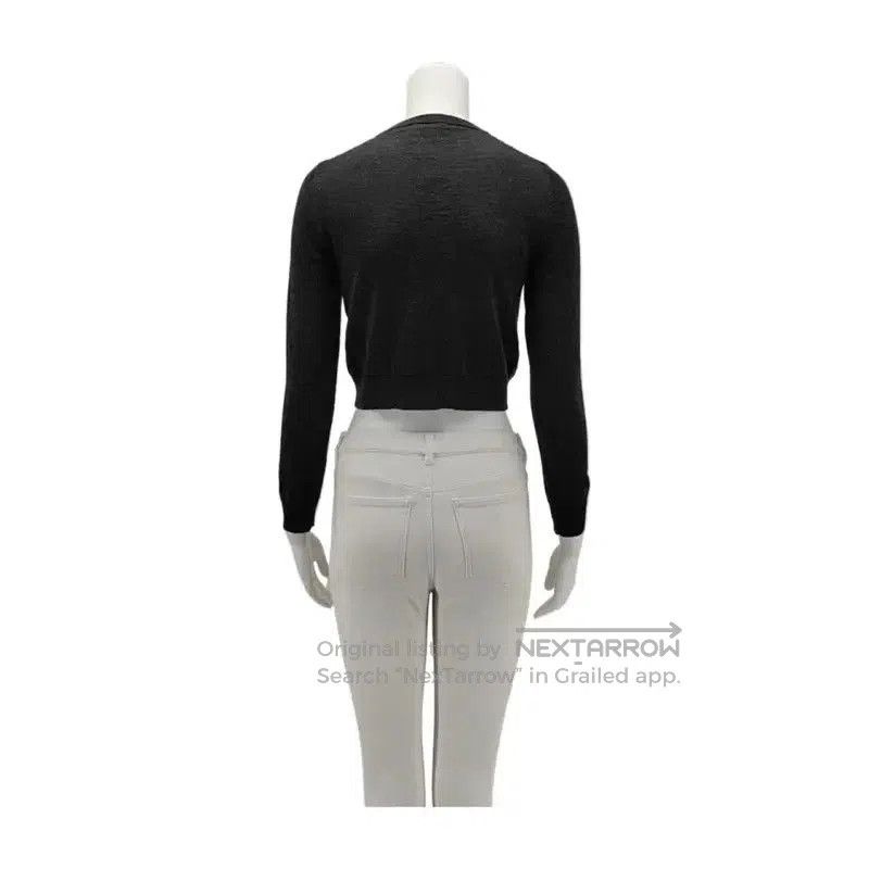 Louis Vuitton Louis Vuitton Gray Wool Long Sleeve Cardigan . Size XS / US 0-2 / IT 36-38 - 2 Thumbnail