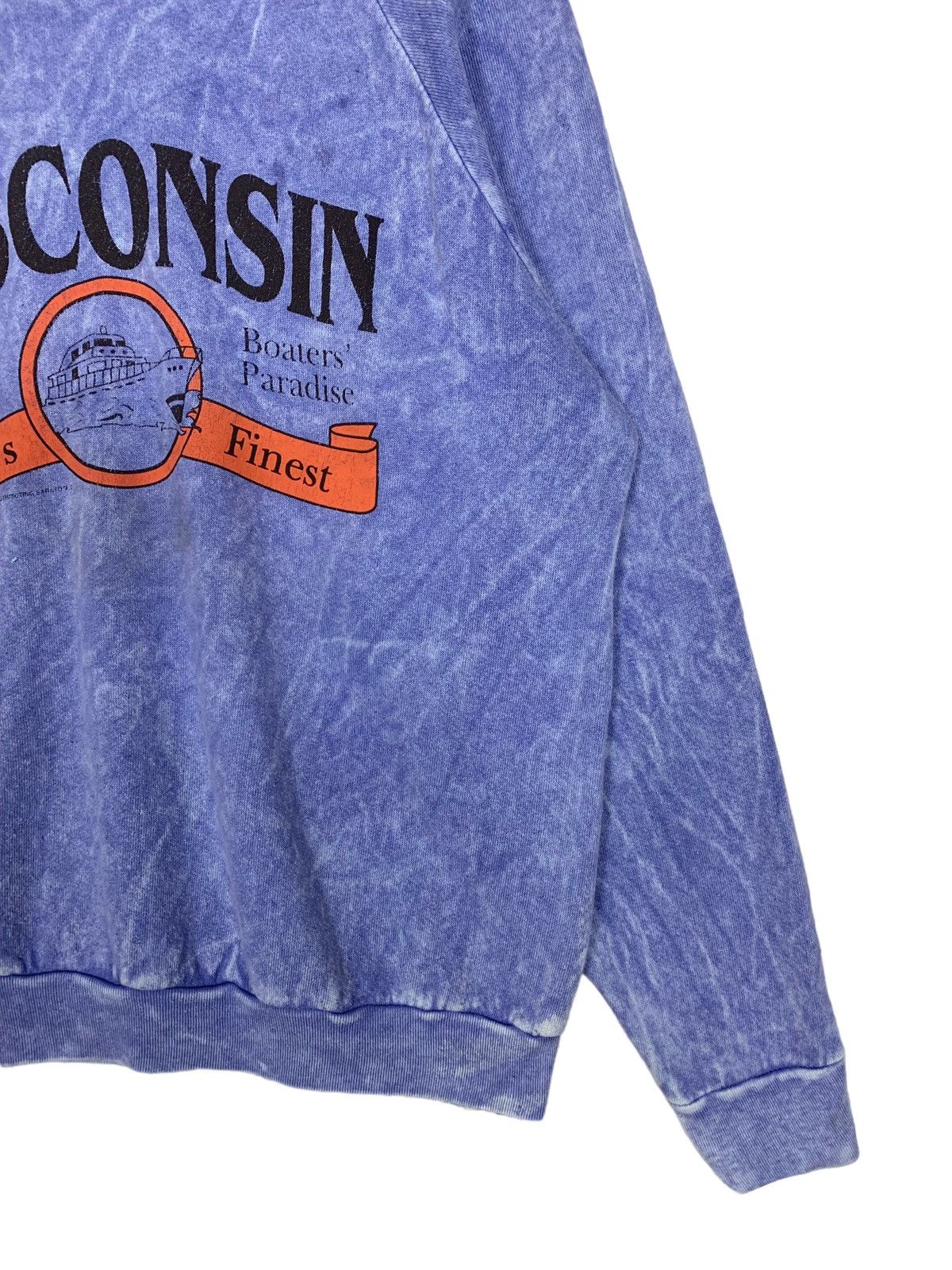 Fruit Of The Loom × Vintage Vintage Fruit Of The Loom Wisconsin Crewneck Sweatshirt Size US M / EU 48-50 / 2 - 4 Thumbnail