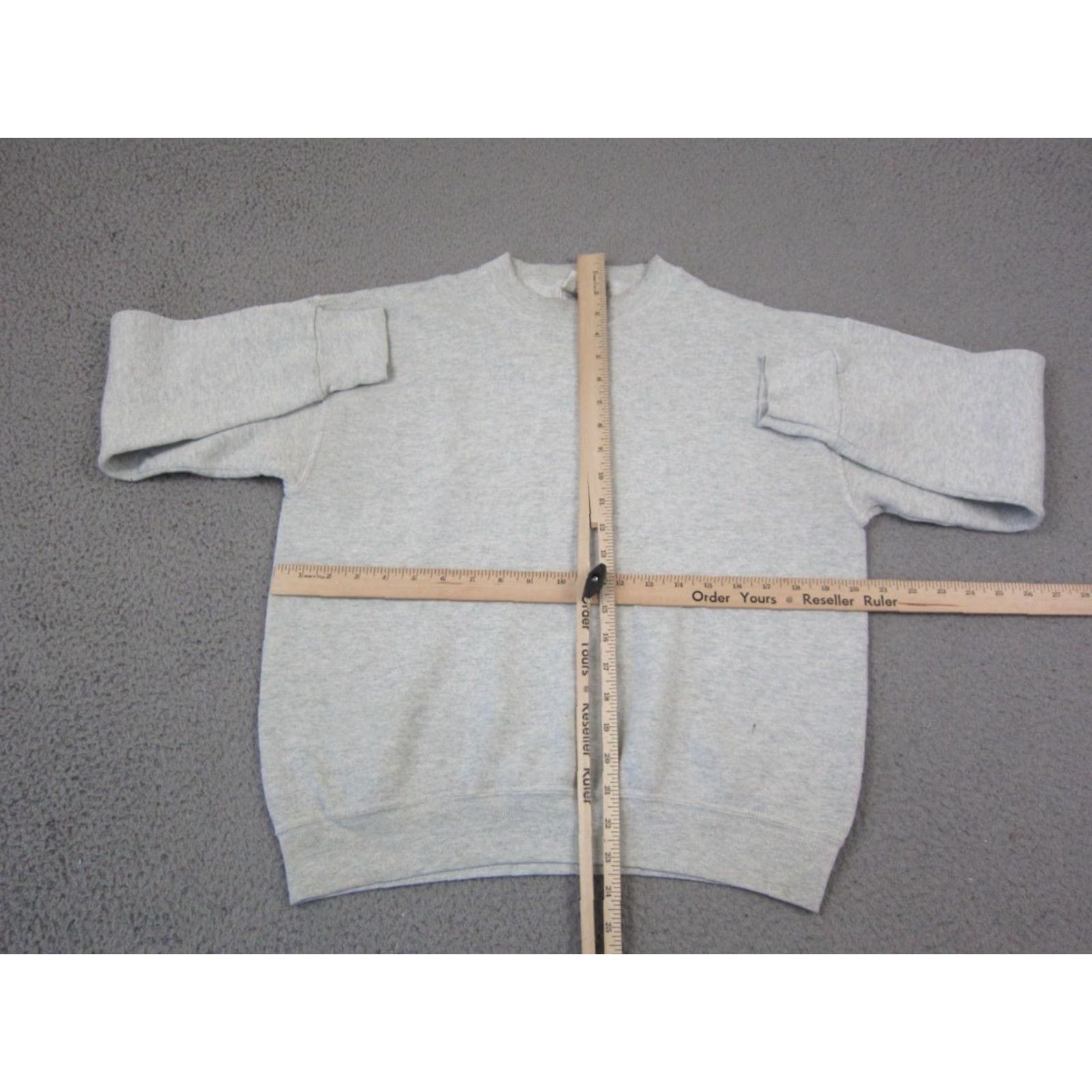 Fruit Of The Loom VINTAGE Fruit of the Loom Sweatshirt Mens M Gray Pullover Crew Neck 90s Size US M / EU 48-50 / 2 - 7 Thumbnail