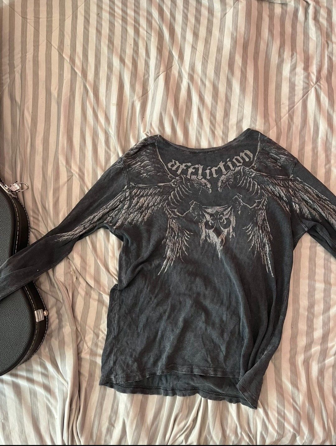 Affliction old affliction wings long sleeved t-shirt Size US L / EU 52-54 / 3 - 1 Thumbnail