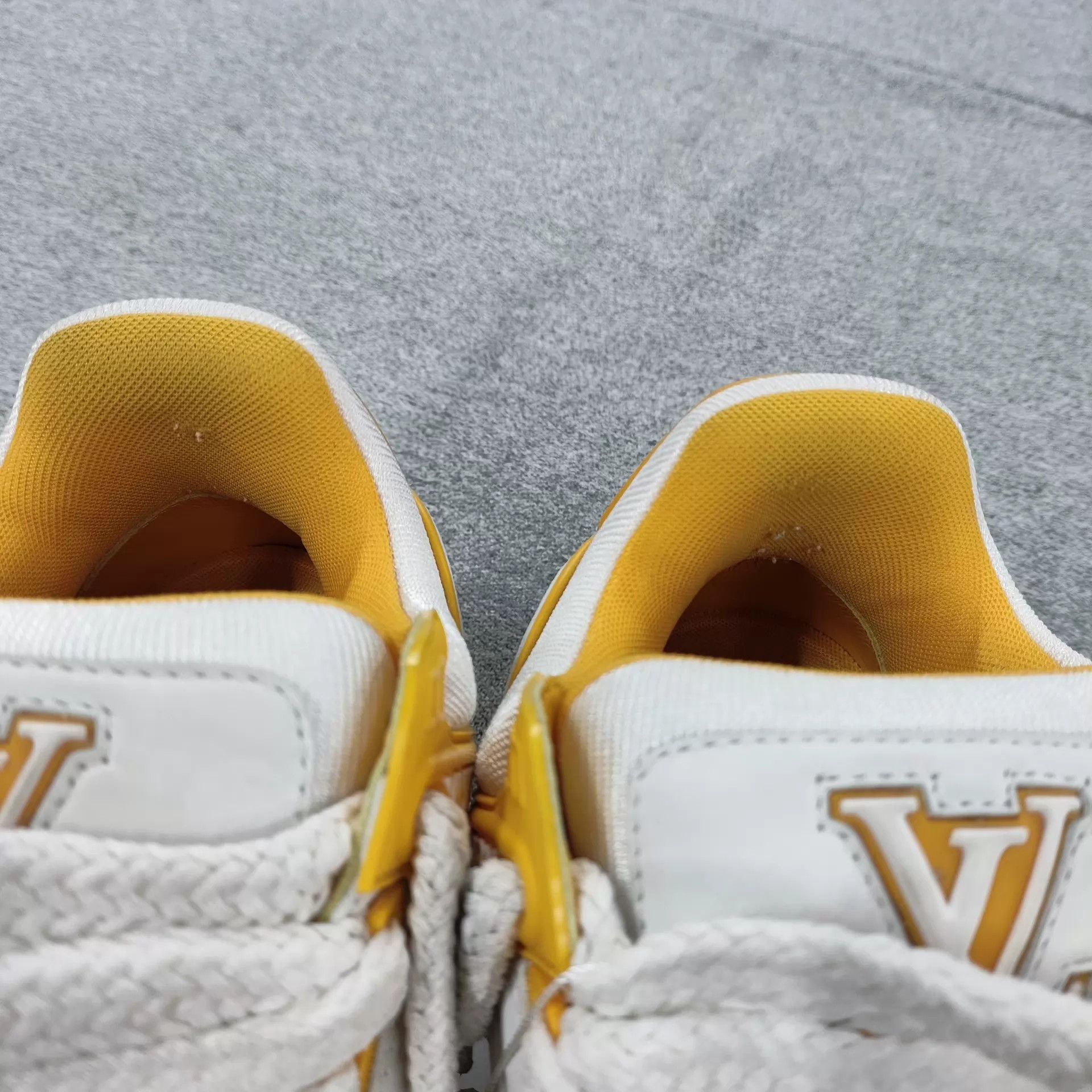 Louis Vuitton LV Pikachu yellow white 37 sneaker Size US 6.5 / IT 36.5 - 3 Thumbnail
