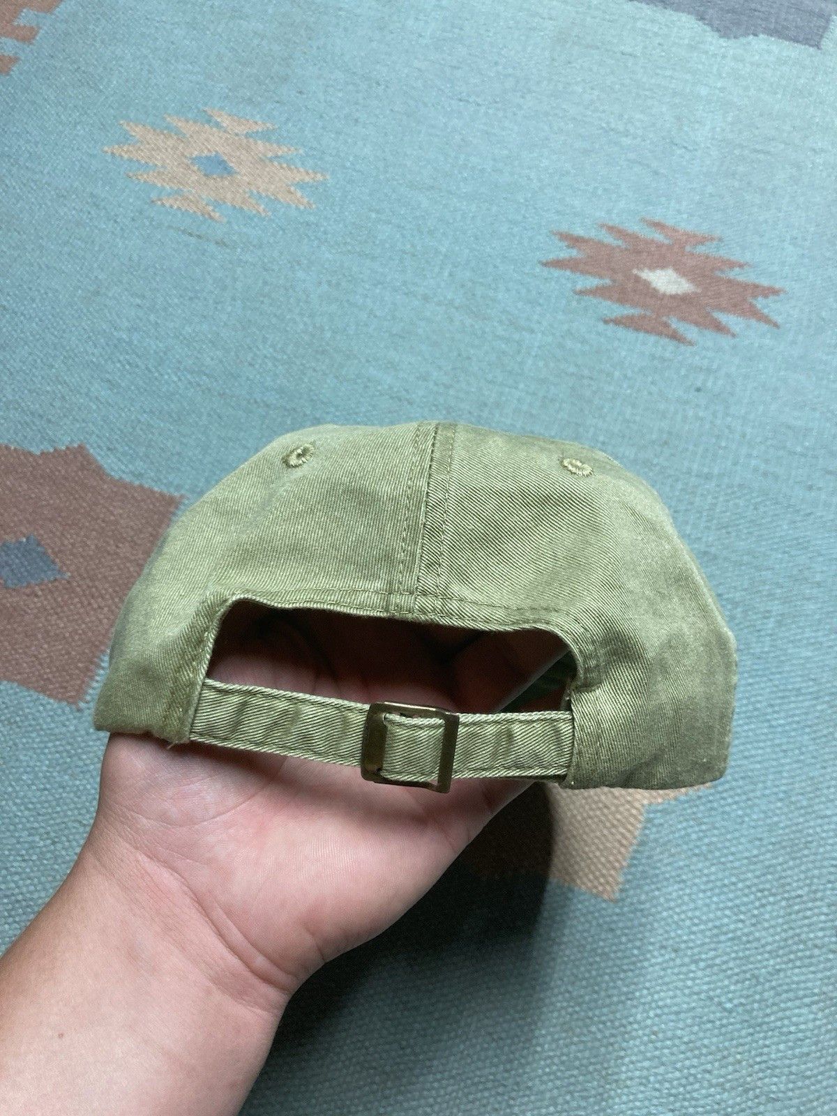 Vintage Vtg strapback hat dad florida shark fish embroidered beach Size ONE SIZE - 4 Thumbnail