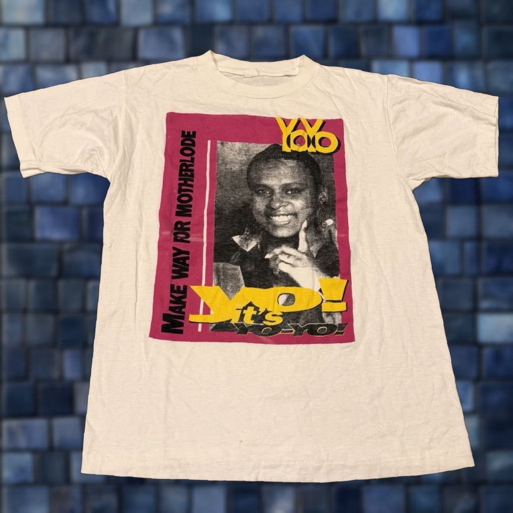 Vintage VINTAGE Rap Tee YoYo Make Way for the Motherlode T-Shirt Size Medium White Single Stitch Mens Size US M / EU 48-50 / 2 - 1 Thumbnail